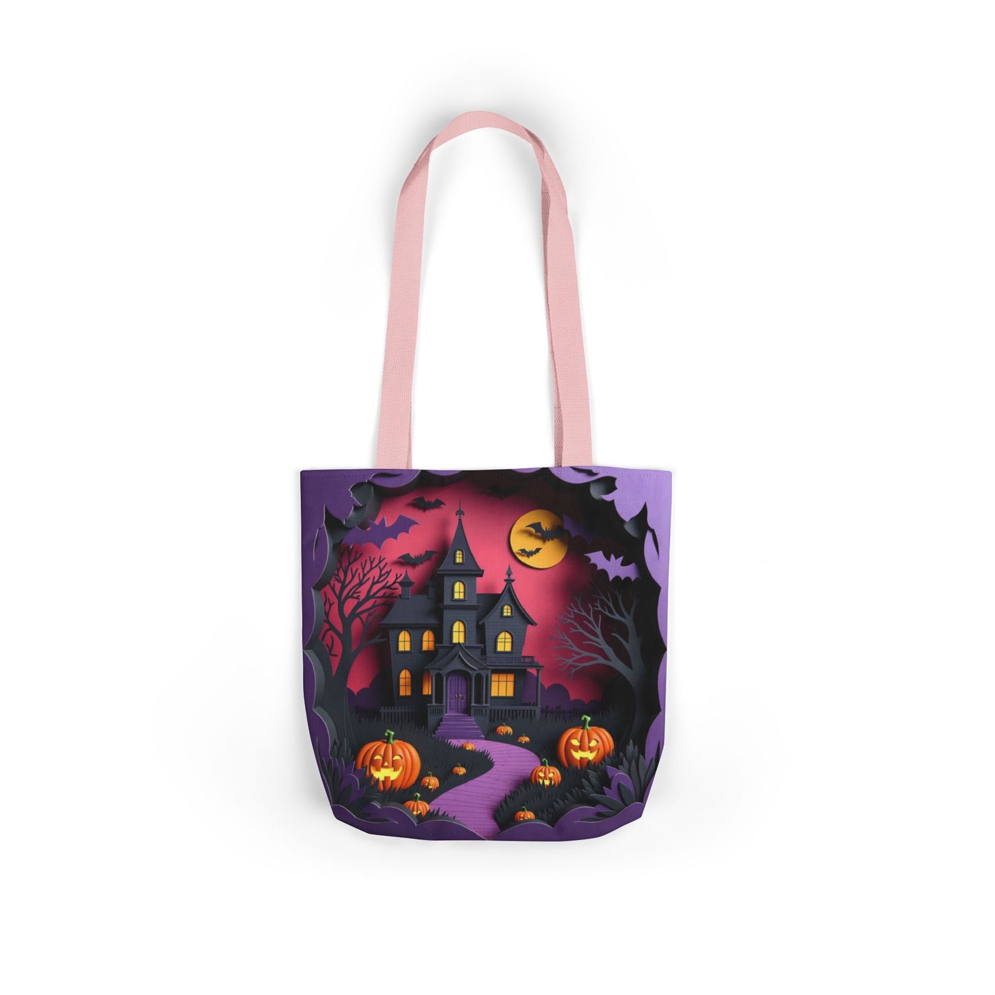 TB02 - Canvas Tote Bag - Haunted Manor