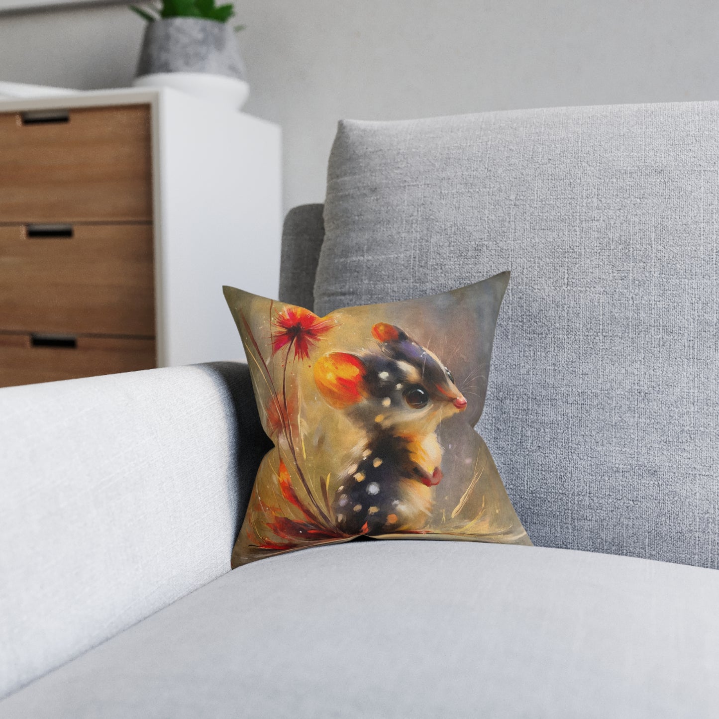 SP17 Square Pillow - Spotted Gaze