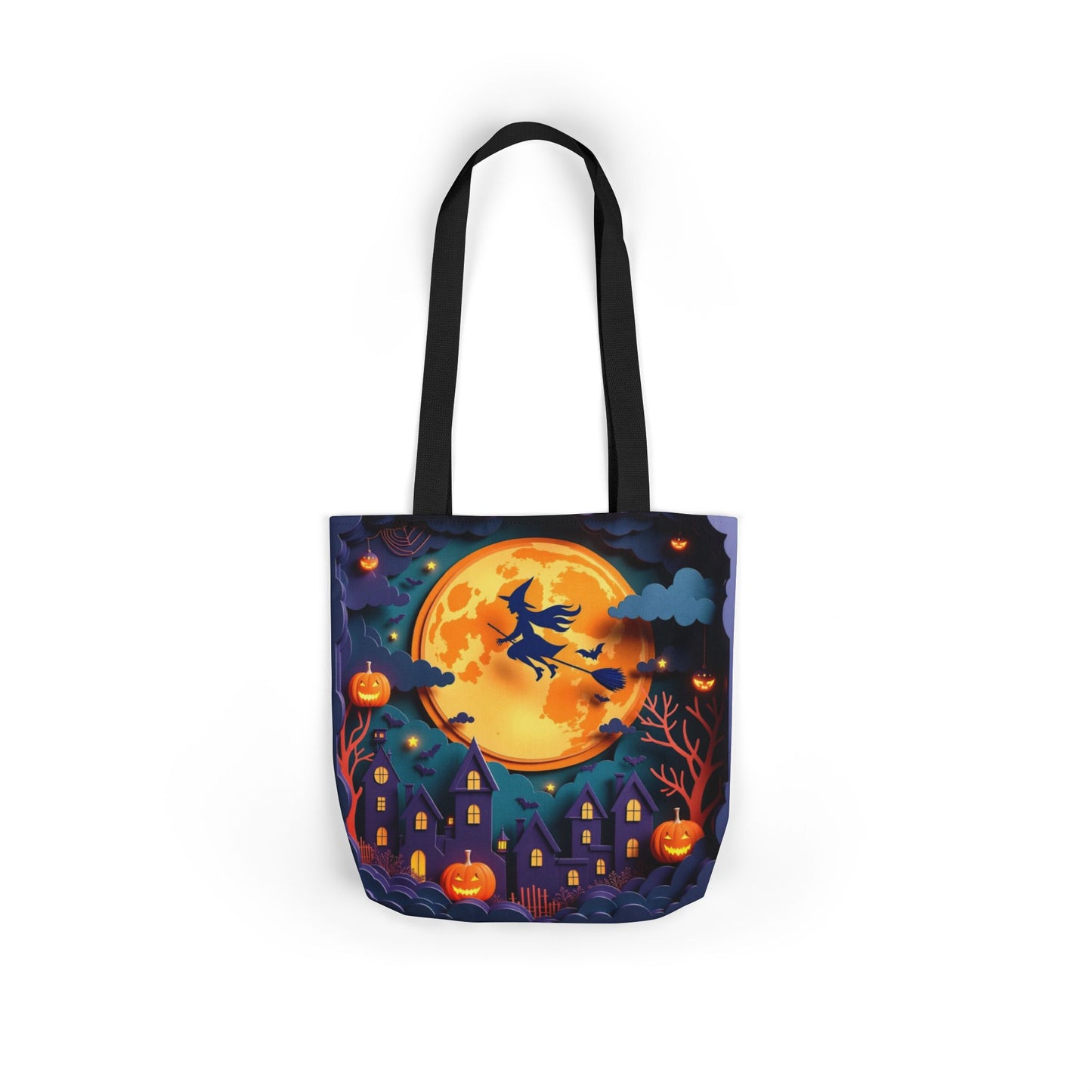 TB01 - Canvas Tote Bag - Witch Flight