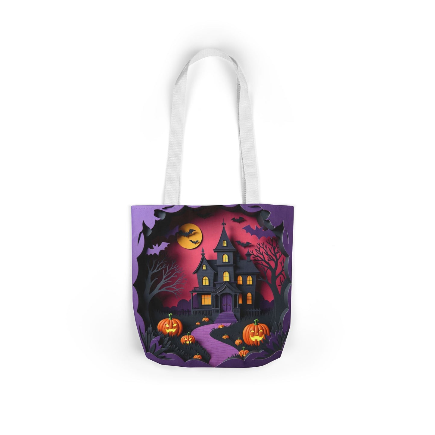 TB02 - Canvas Tote Bag - Haunted Manor