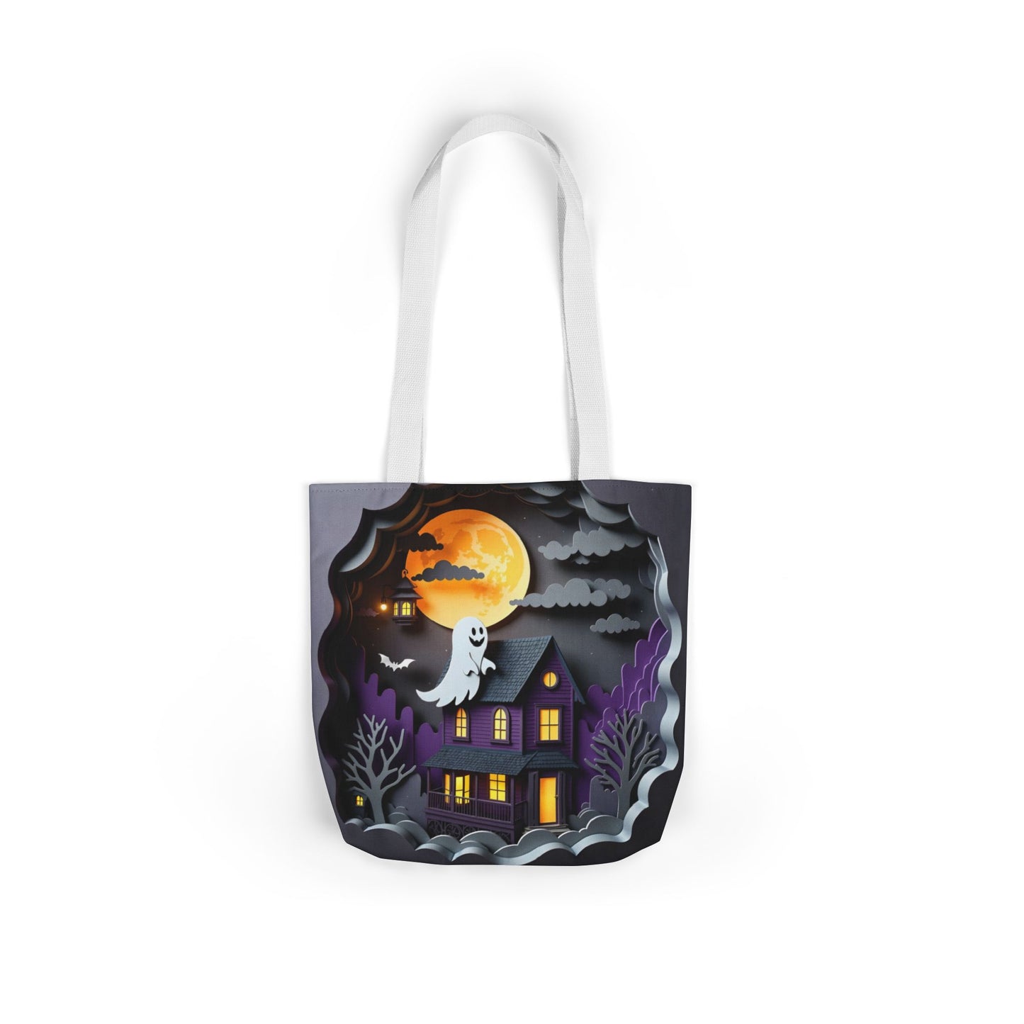 TB03 - Canvas Tote Bag - Ghost Watch