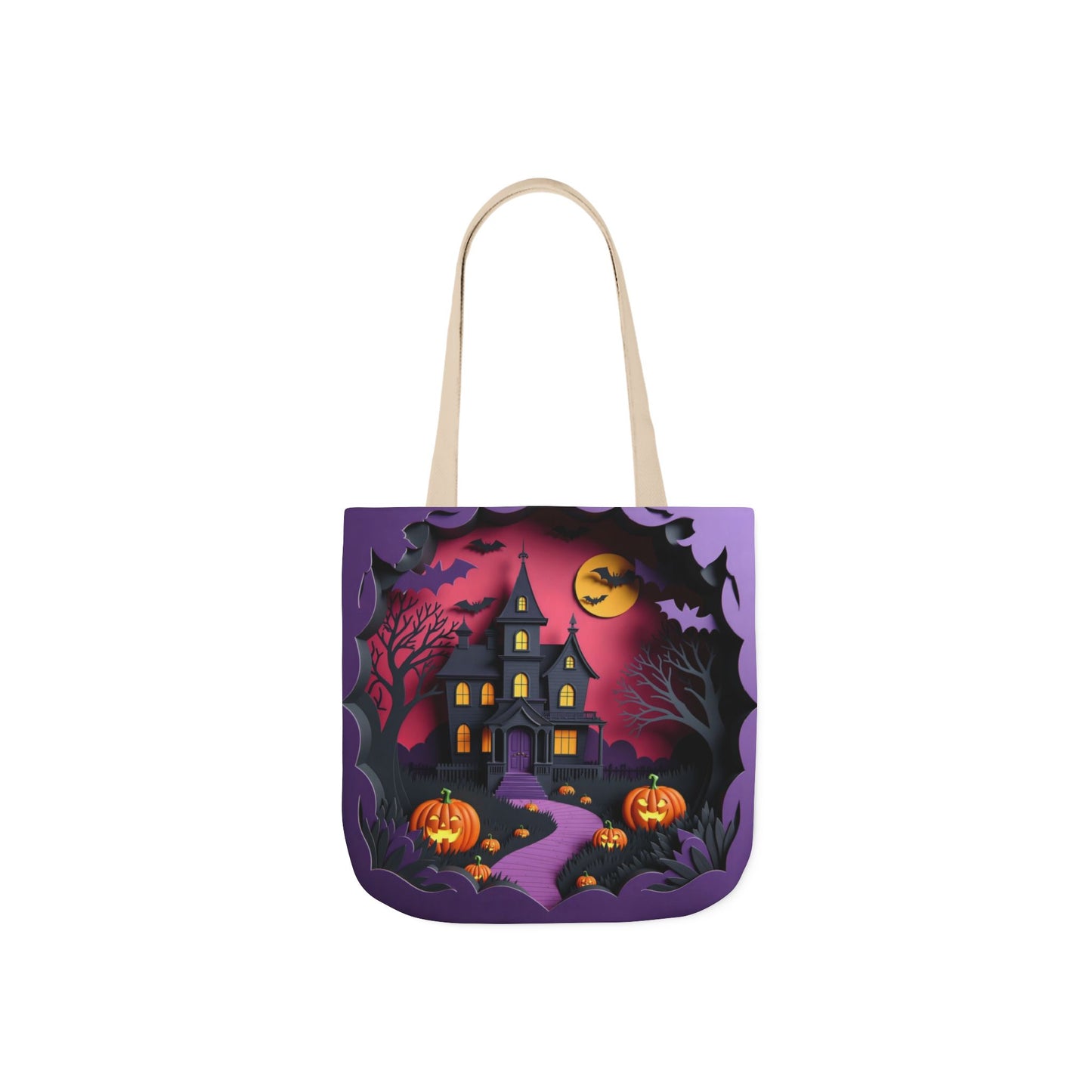 TB02 - Canvas Tote Bag - Haunted Manor