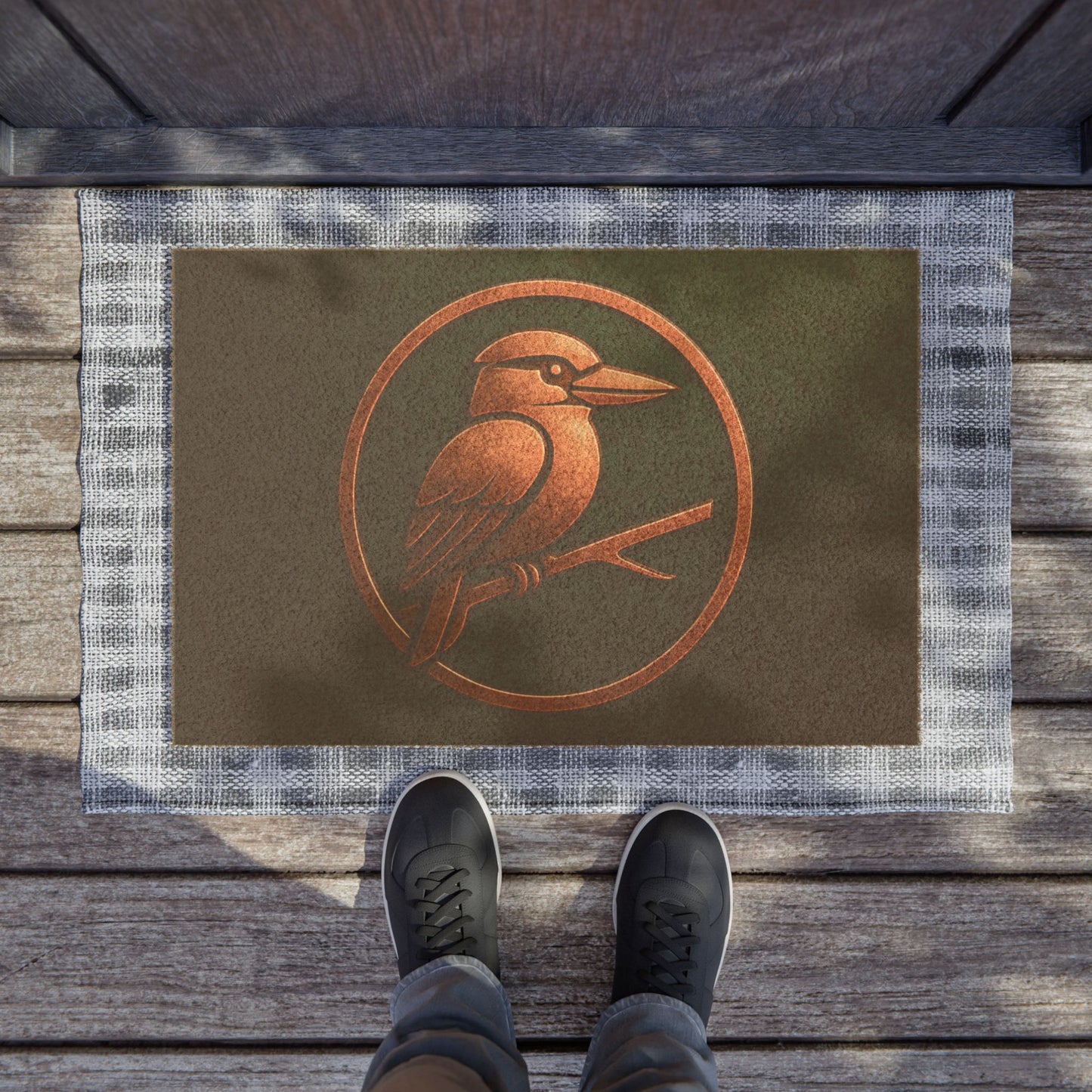 DM06 - Doormat - Kookaburra Perch
