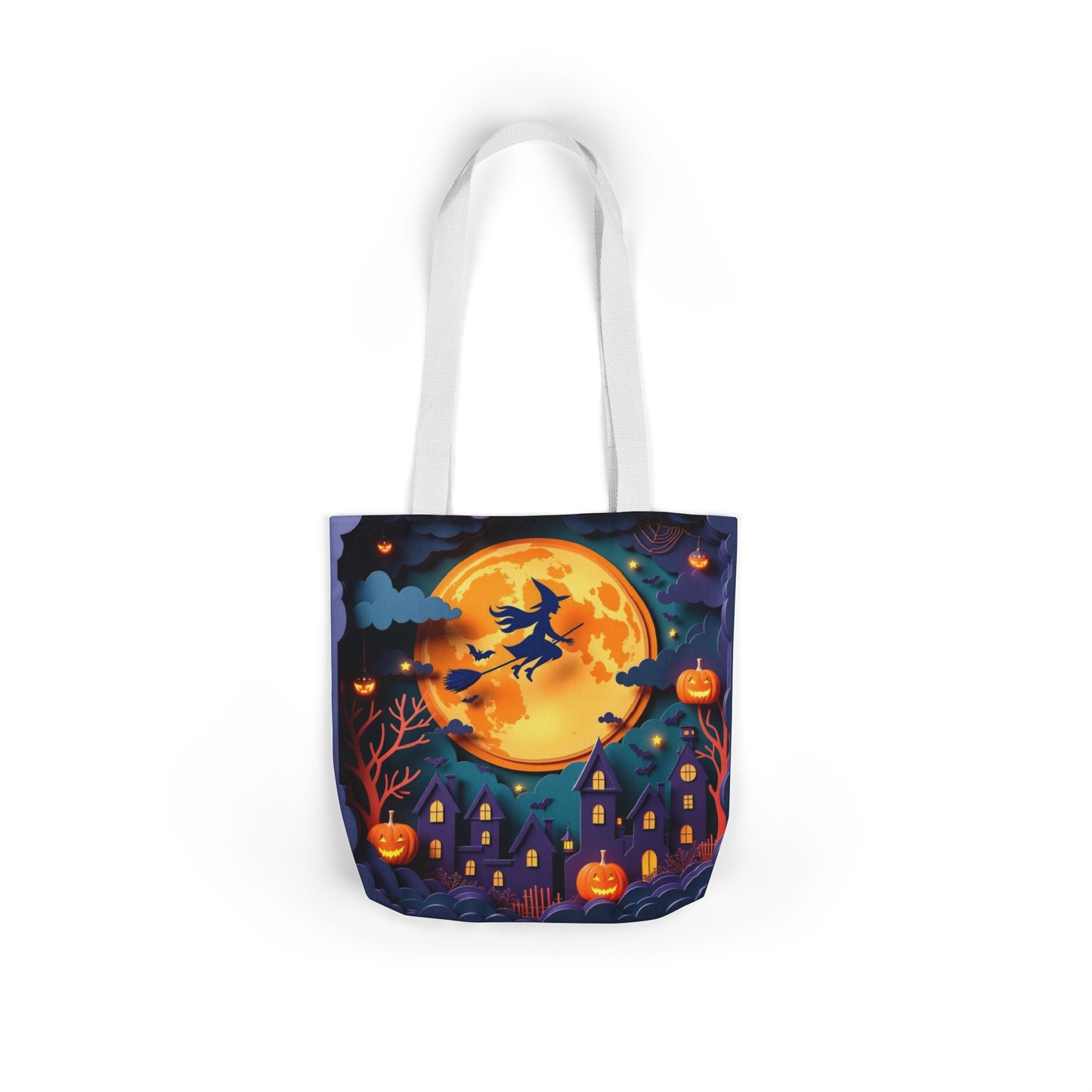 TB01 - Canvas Tote Bag - Witch Flight