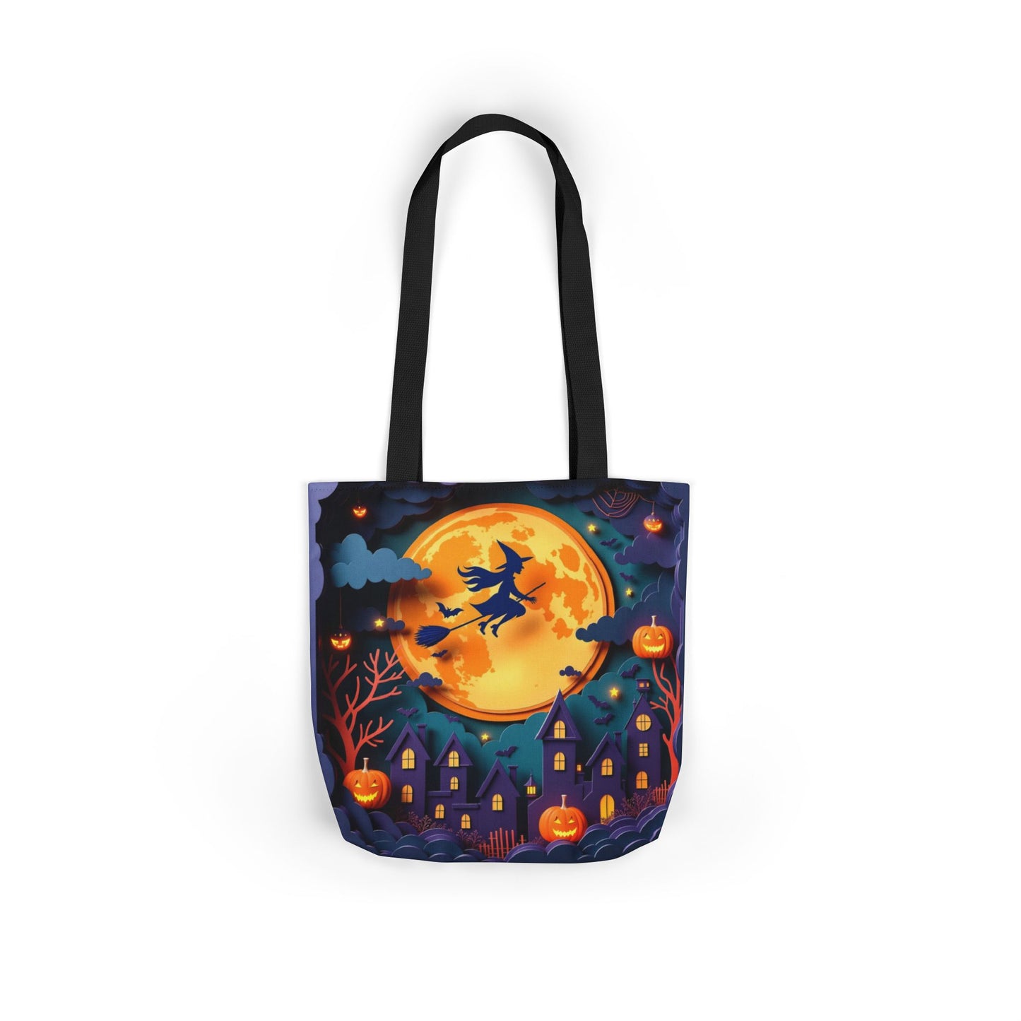 TB01 - Canvas Tote Bag - Witch Flight