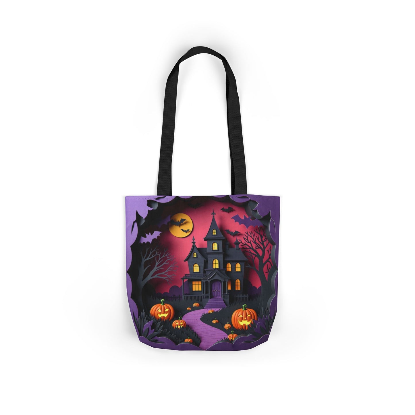 TB02 - Canvas Tote Bag - Haunted Manor