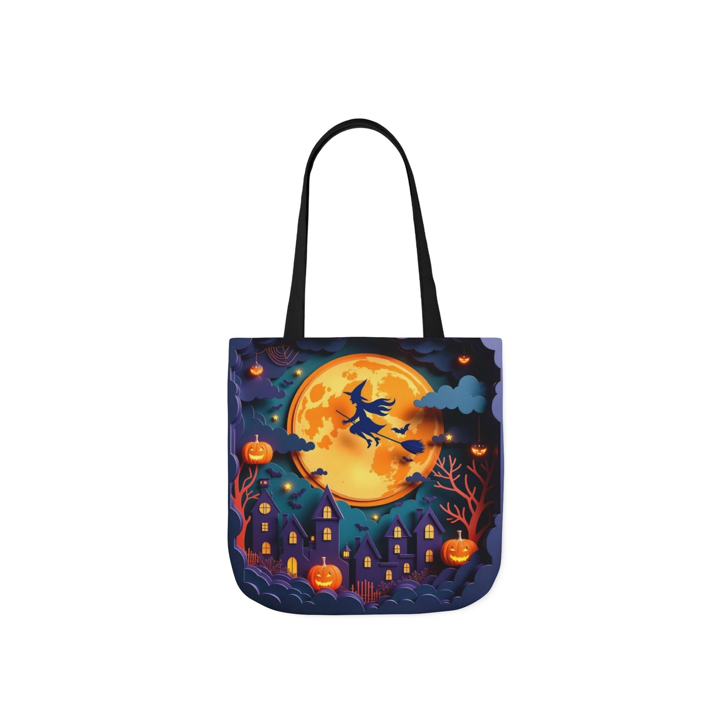 TB01 - Canvas Tote Bag - Witch Flight