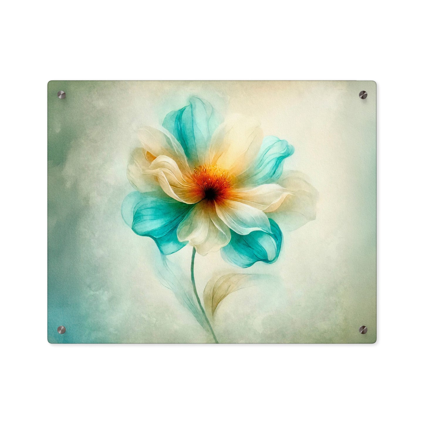 AP03 Acrylic Wall Art Panel - Peony Mist
