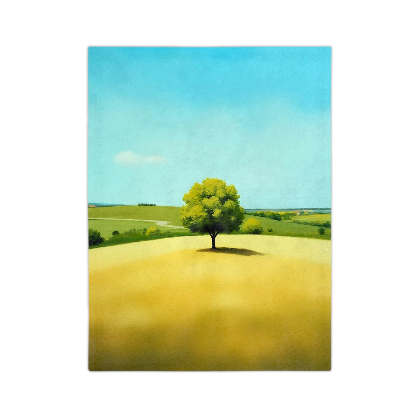 VB02 Velveteen Blanket - Lone Tree