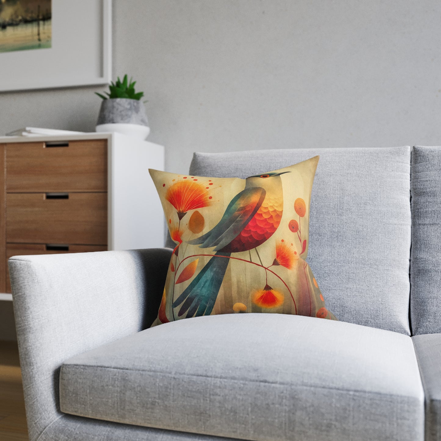 SP02 Square Pillow - Sunfire Melody
