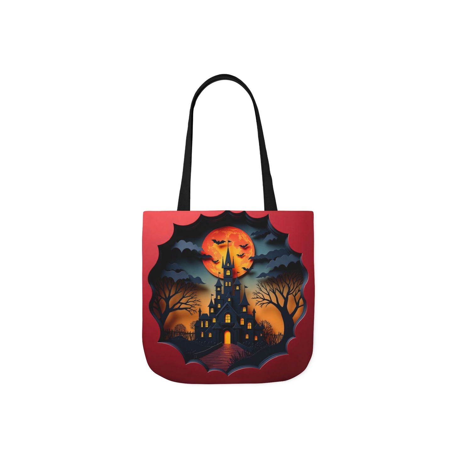 TB05 - Canvas Tote Bag - Skeleton Waltz