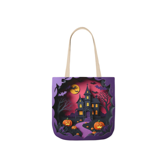 TB02 - Canvas Tote Bag - Haunted Manor