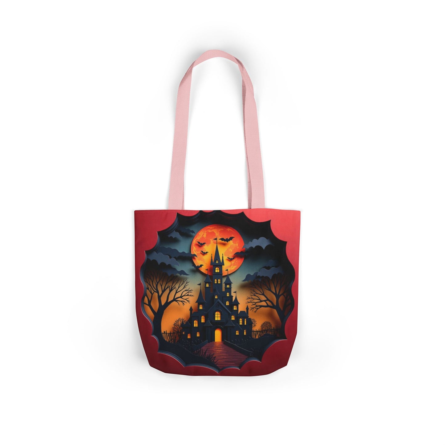 TB05 - Canvas Tote Bag - Skeleton Waltz
