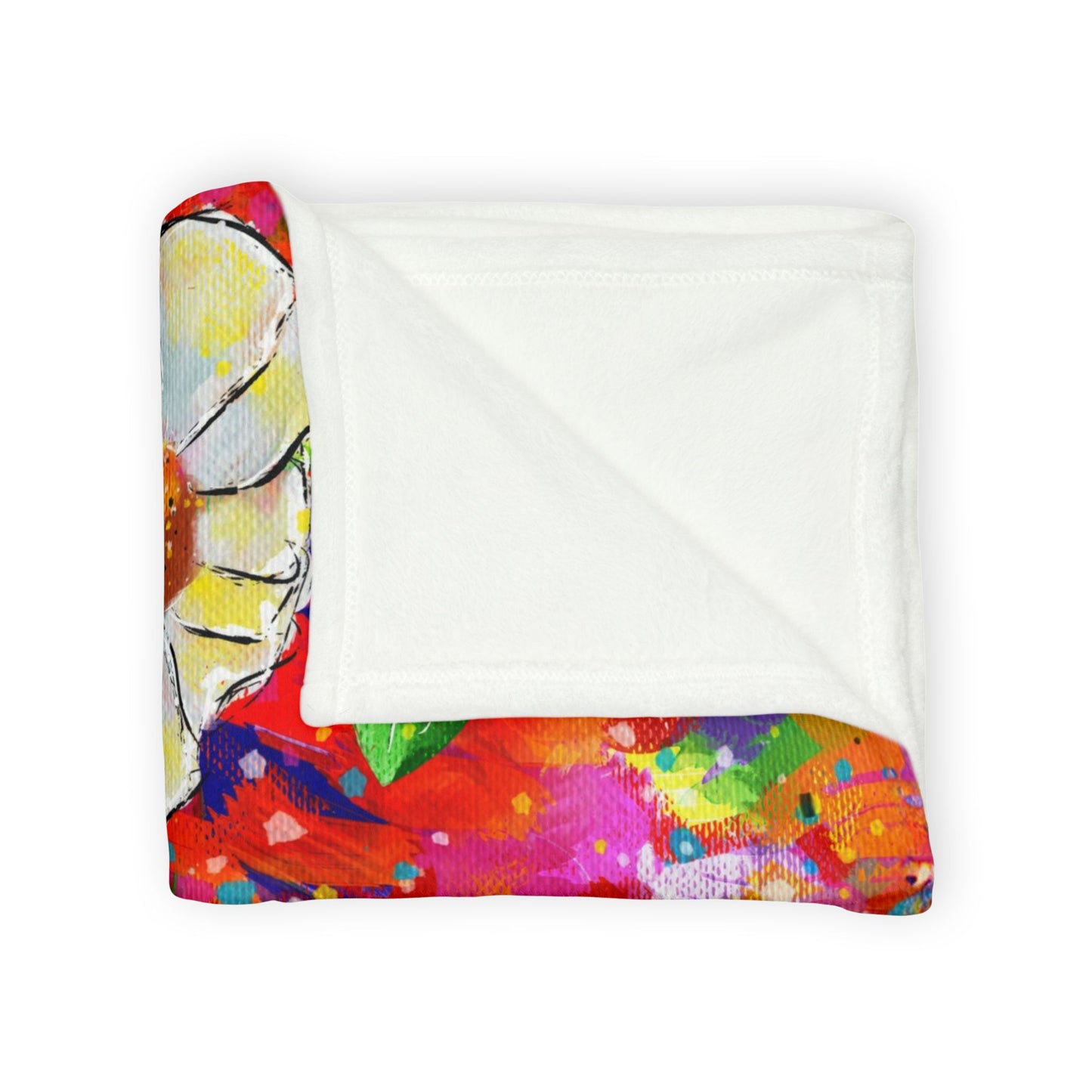 Soft Polyester Blanket - Wild Blooms