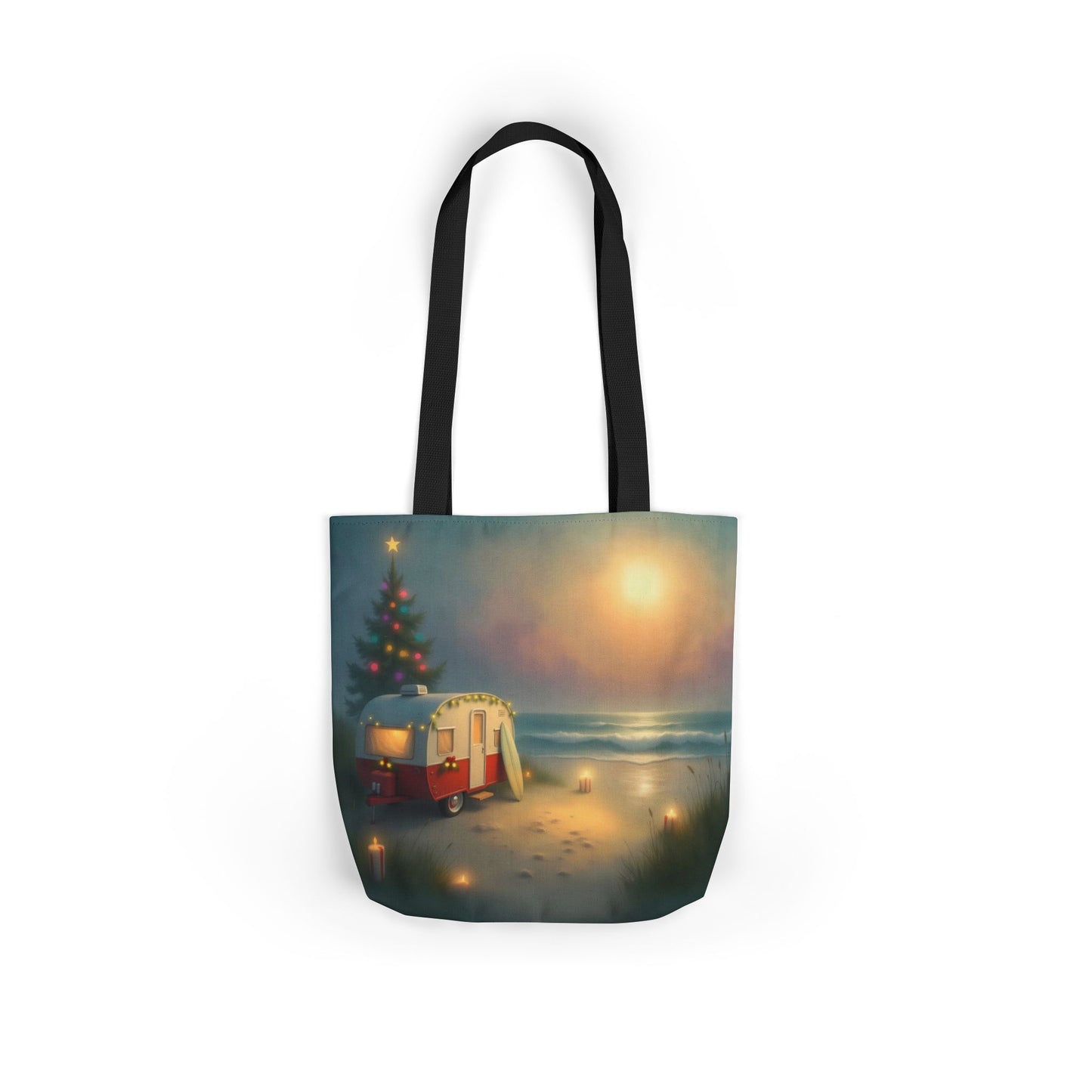 TB19 - Canvas Tote Bag - Surfside Noel