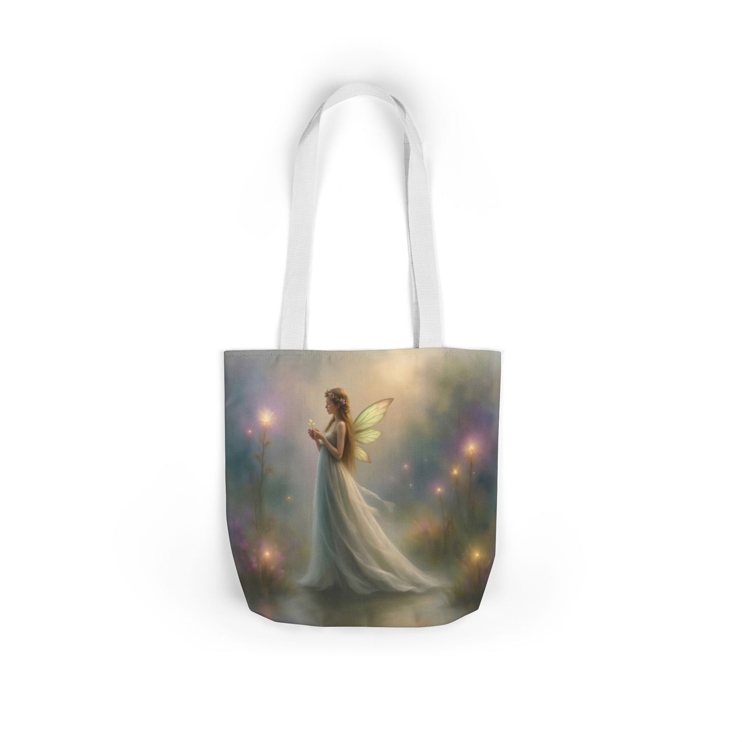 TB14 - Canvas Tote Bag - Starry Staircase