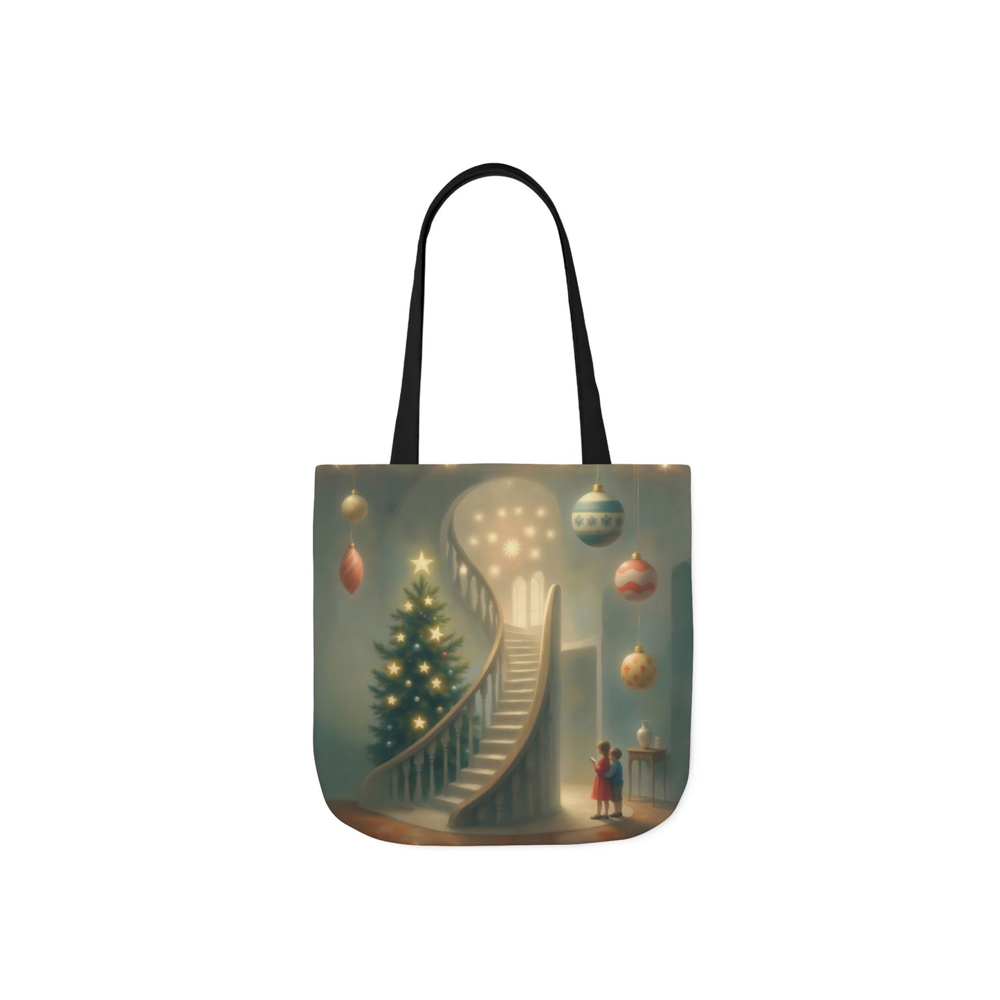 TB13 - Canvas Tote Bag - Starry Staircase