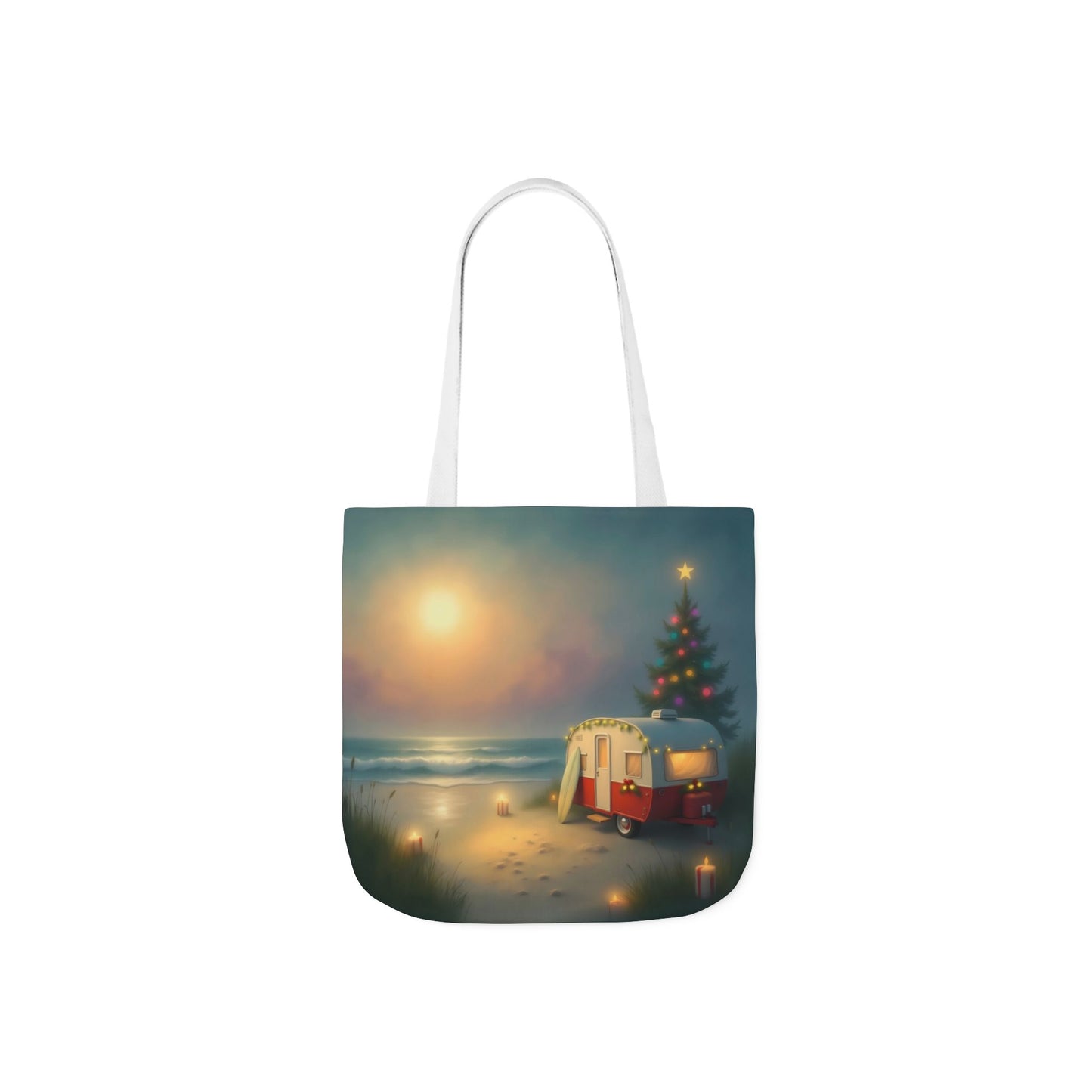 TB19 - Canvas Tote Bag - Surfside Noel