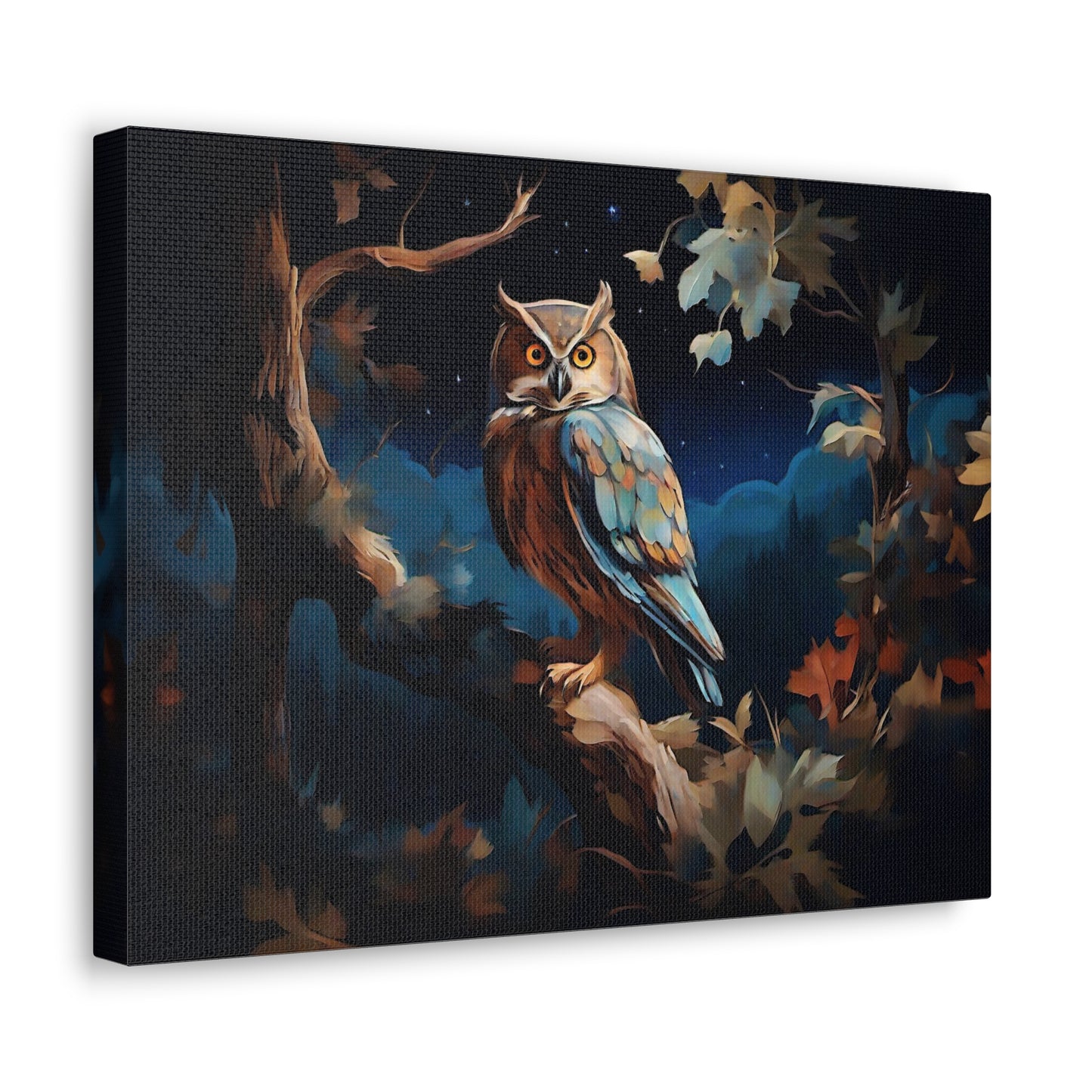 Majestic Beauty of an Owl in Neo-Traditional Art: A Masterful Display of Speed Painting Techniques and Symbolism. (Owl09)