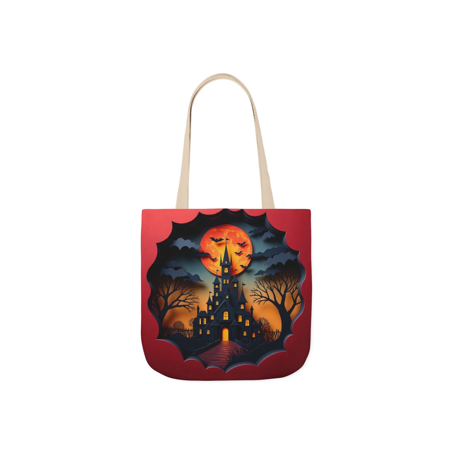 TB05 - Canvas Tote Bag - Skeleton Waltz