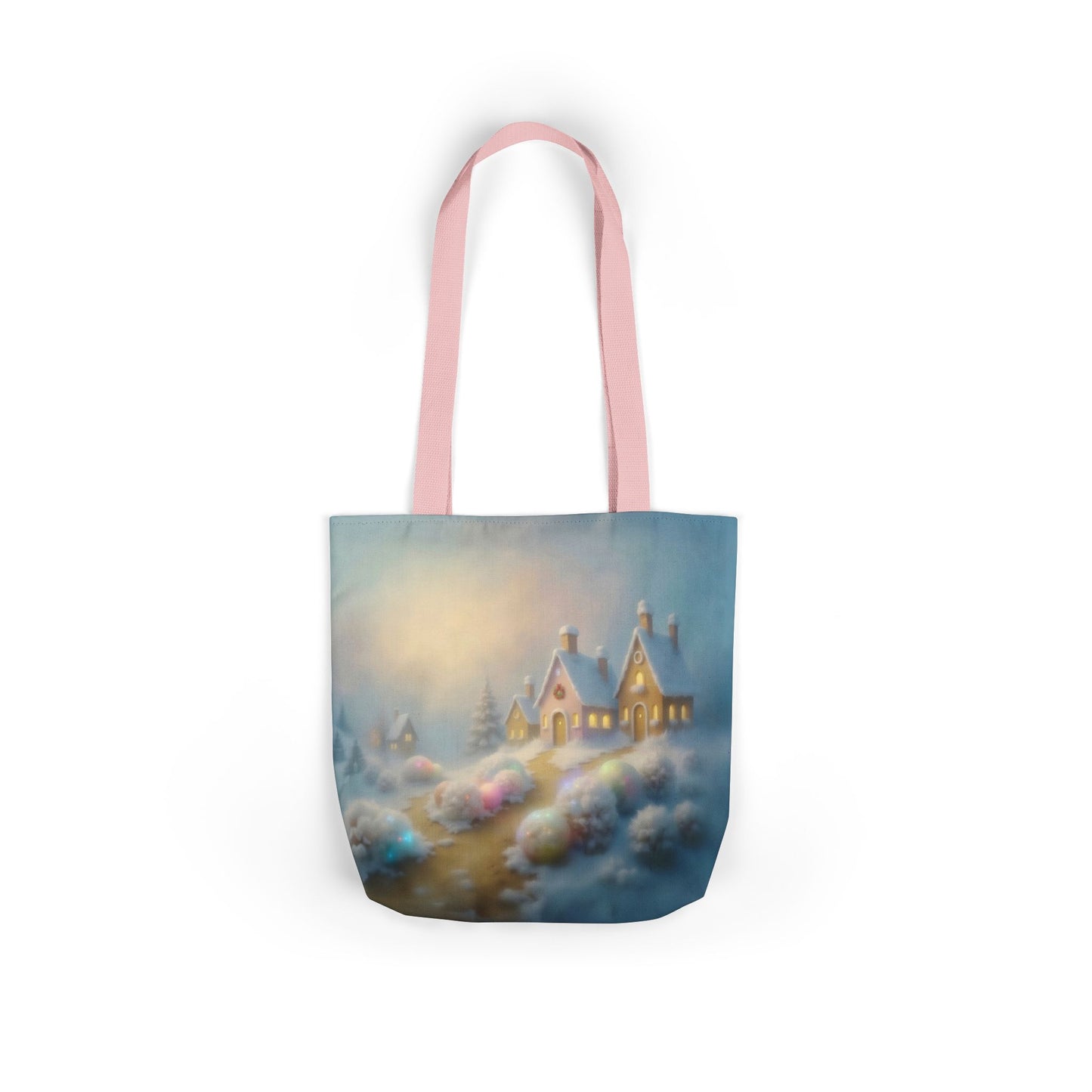 TB16 - Canvas Tote Bag - Snowy Welcome