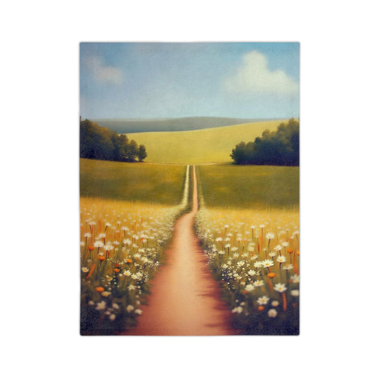 VB05 Velveteen Blanket - Meadow Path