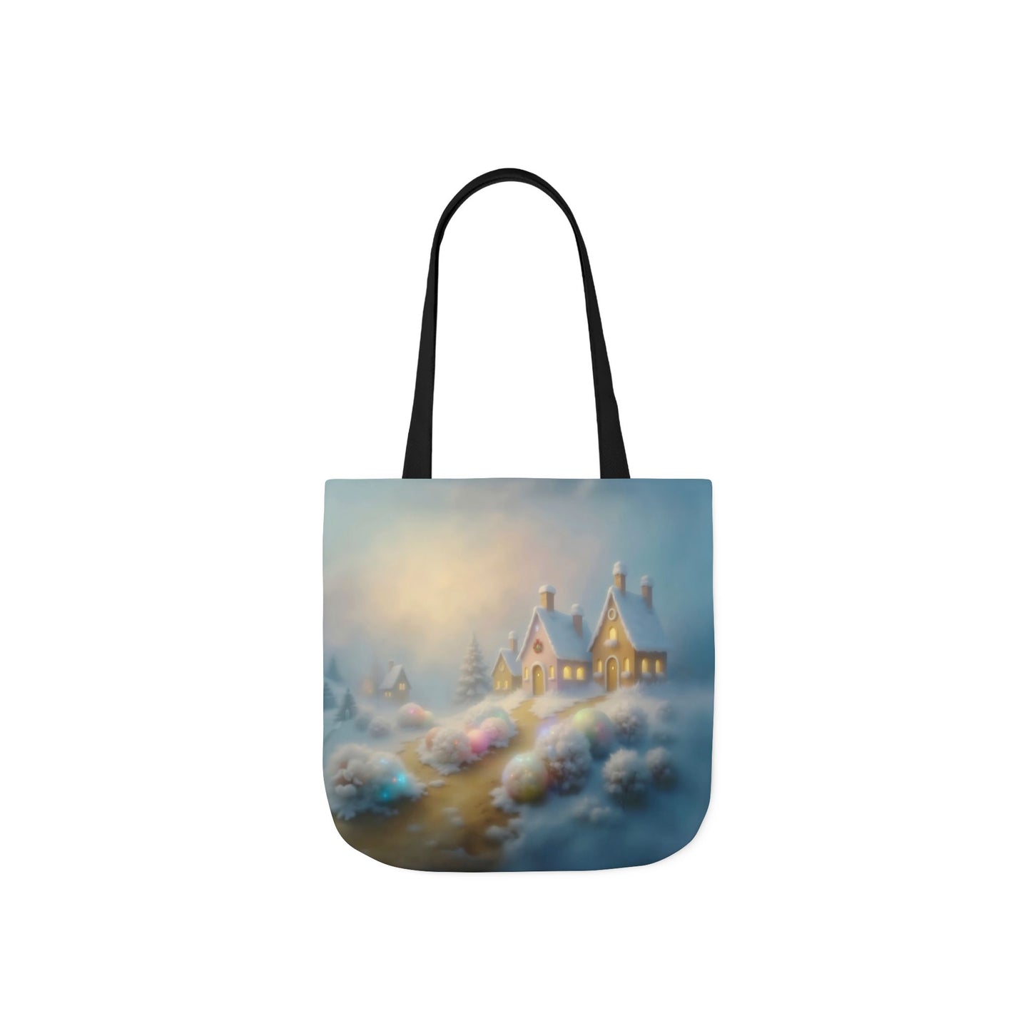 TB16 - Canvas Tote Bag - Snowy Welcome