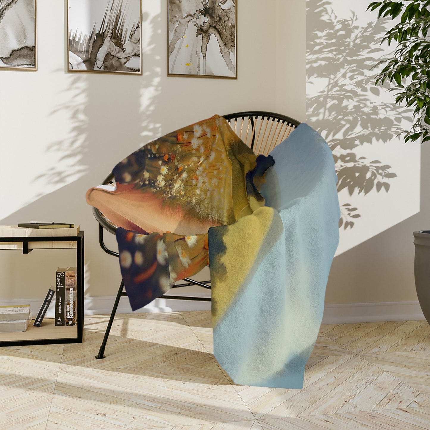 VB05 Velveteen Blanket - Meadow Path