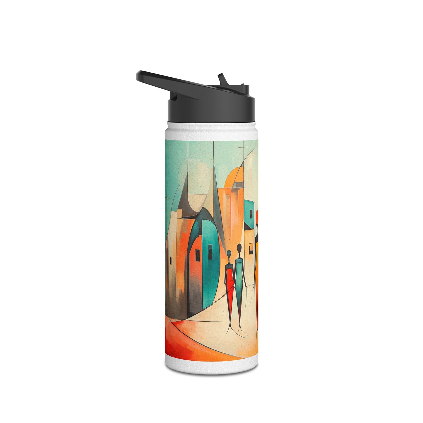 Stainless Steel Water Bottle - City Life