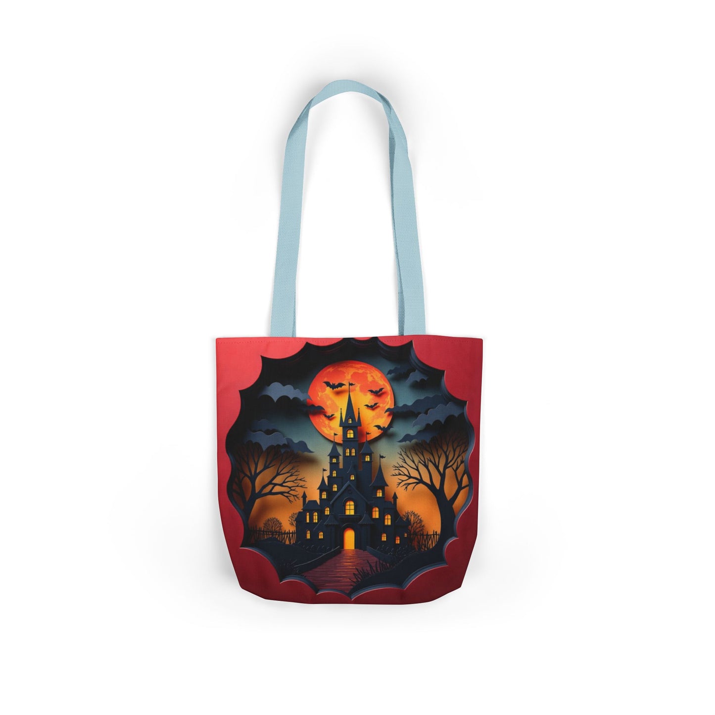 TB05 - Canvas Tote Bag - Skeleton Waltz