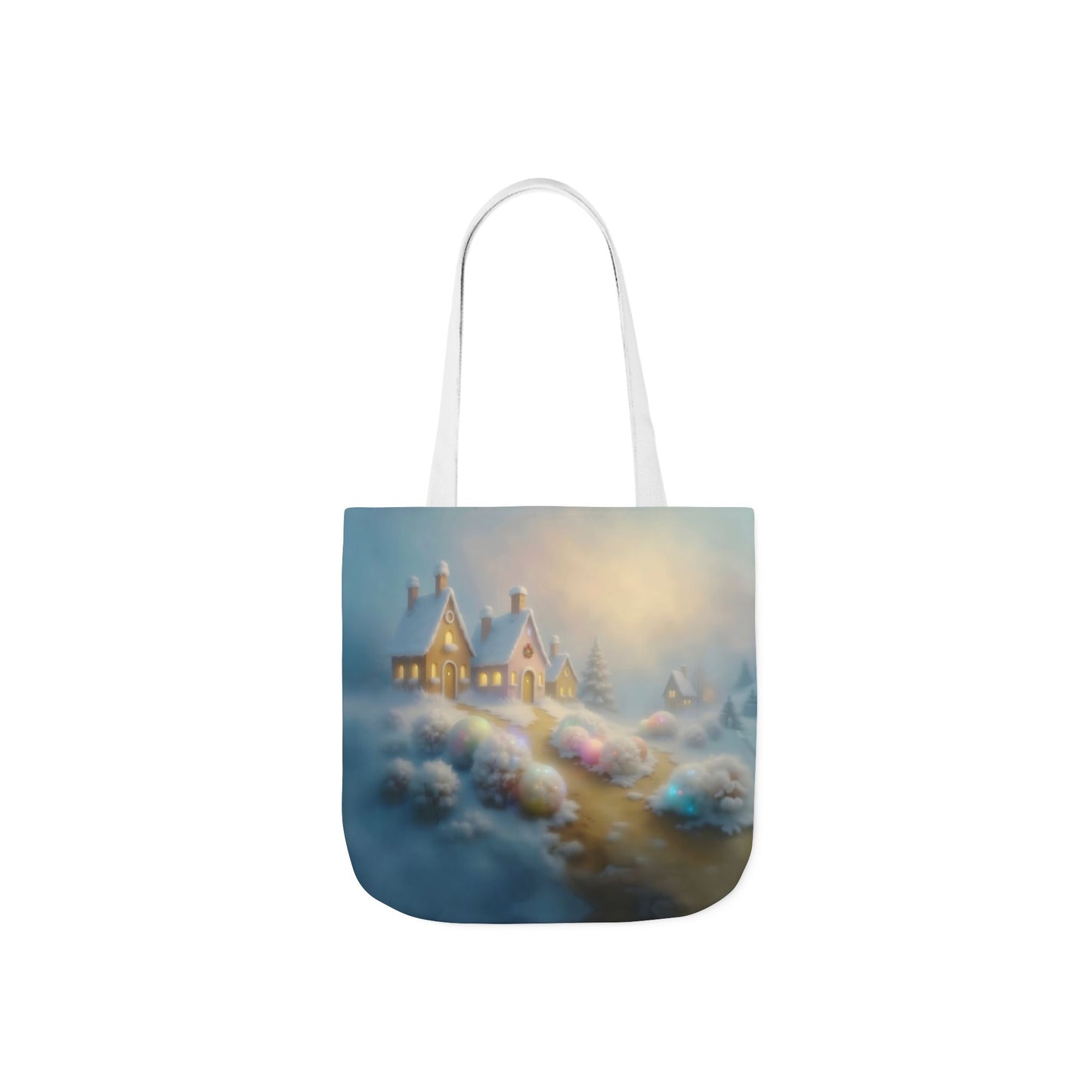 TB16 - Canvas Tote Bag - Snowy Welcome