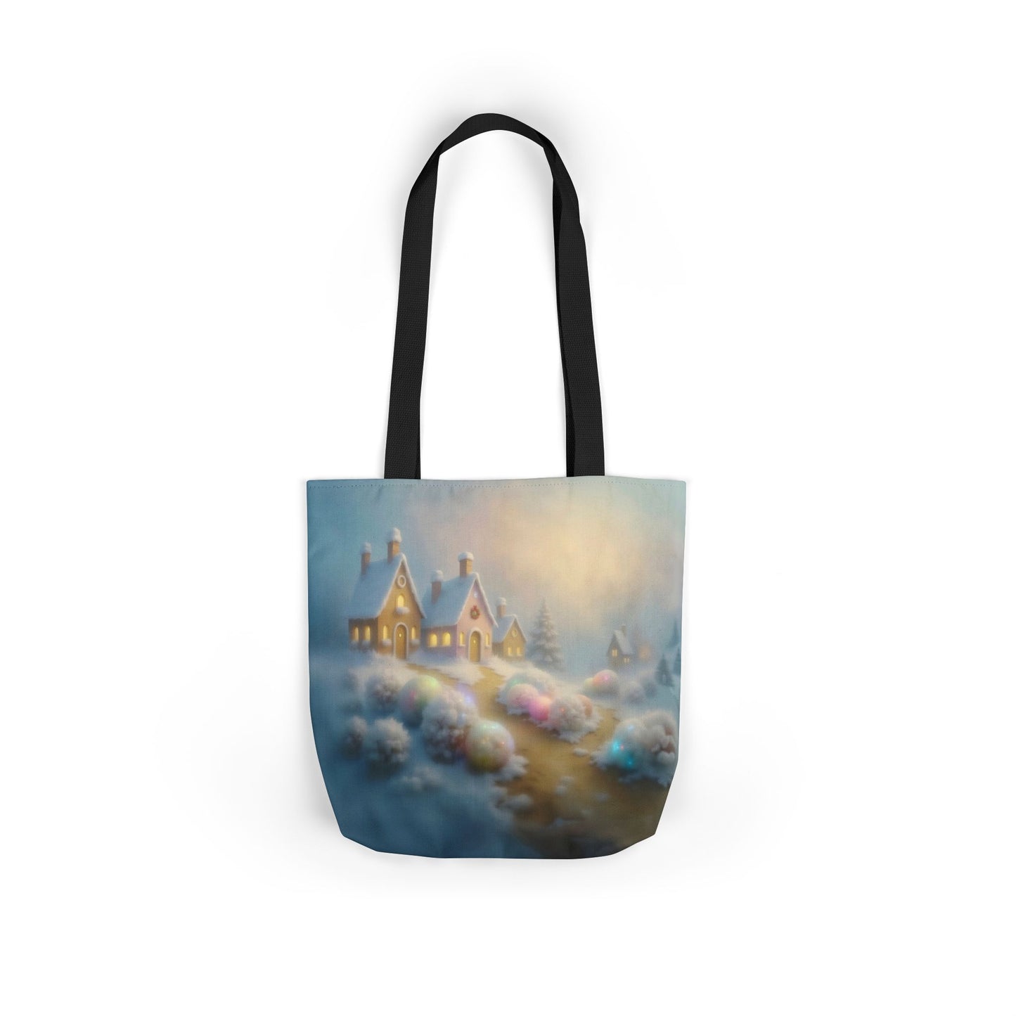 TB16 - Canvas Tote Bag - Snowy Welcome