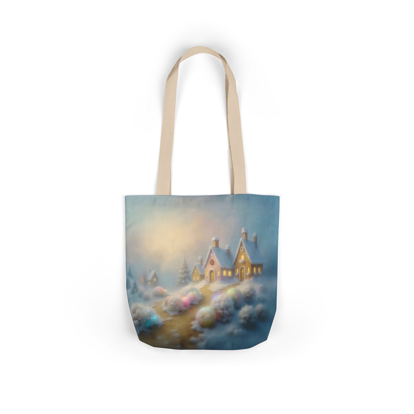 TB16 - Canvas Tote Bag - Snowy Welcome