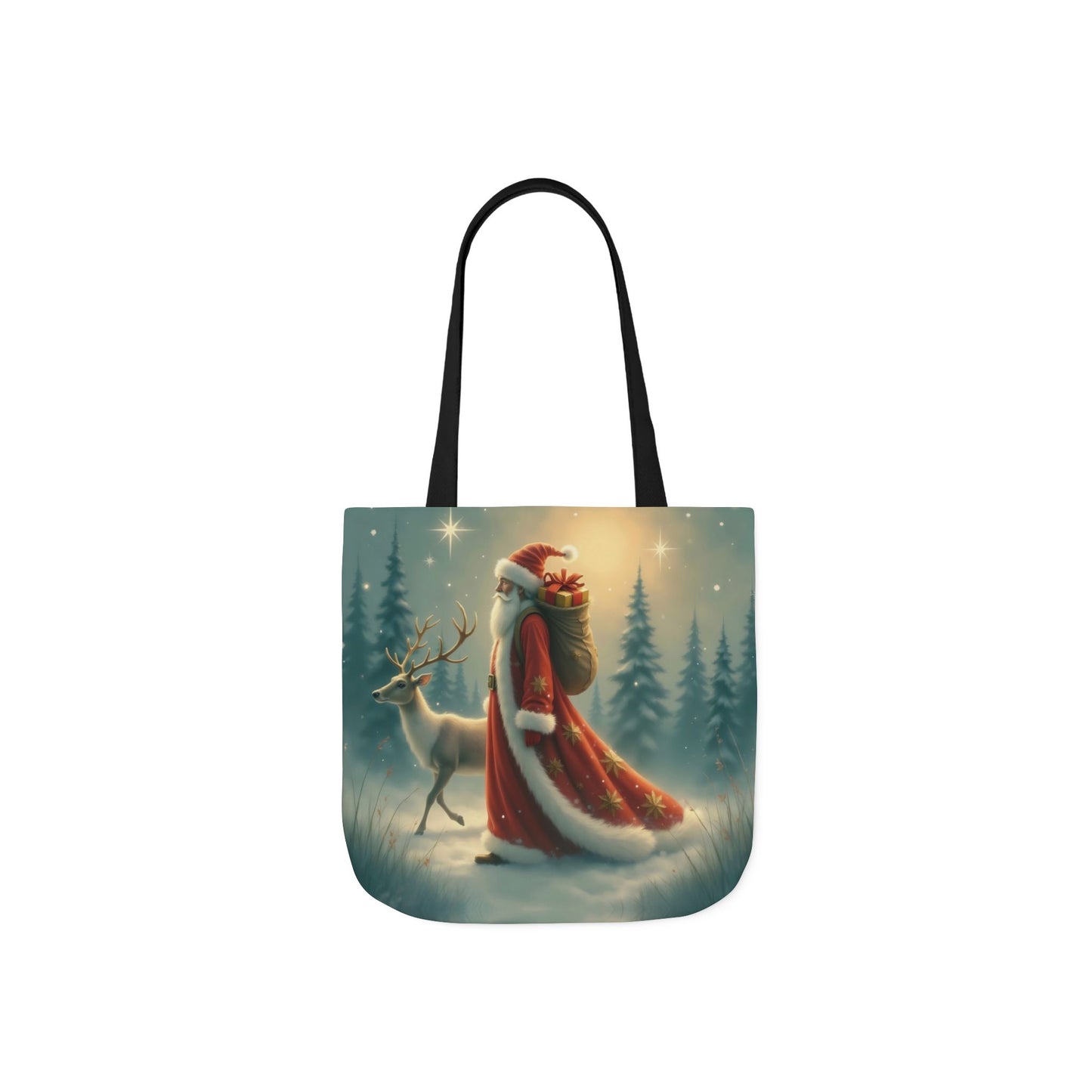 TB11 - Canvas Tote Bag - Santa Stroll