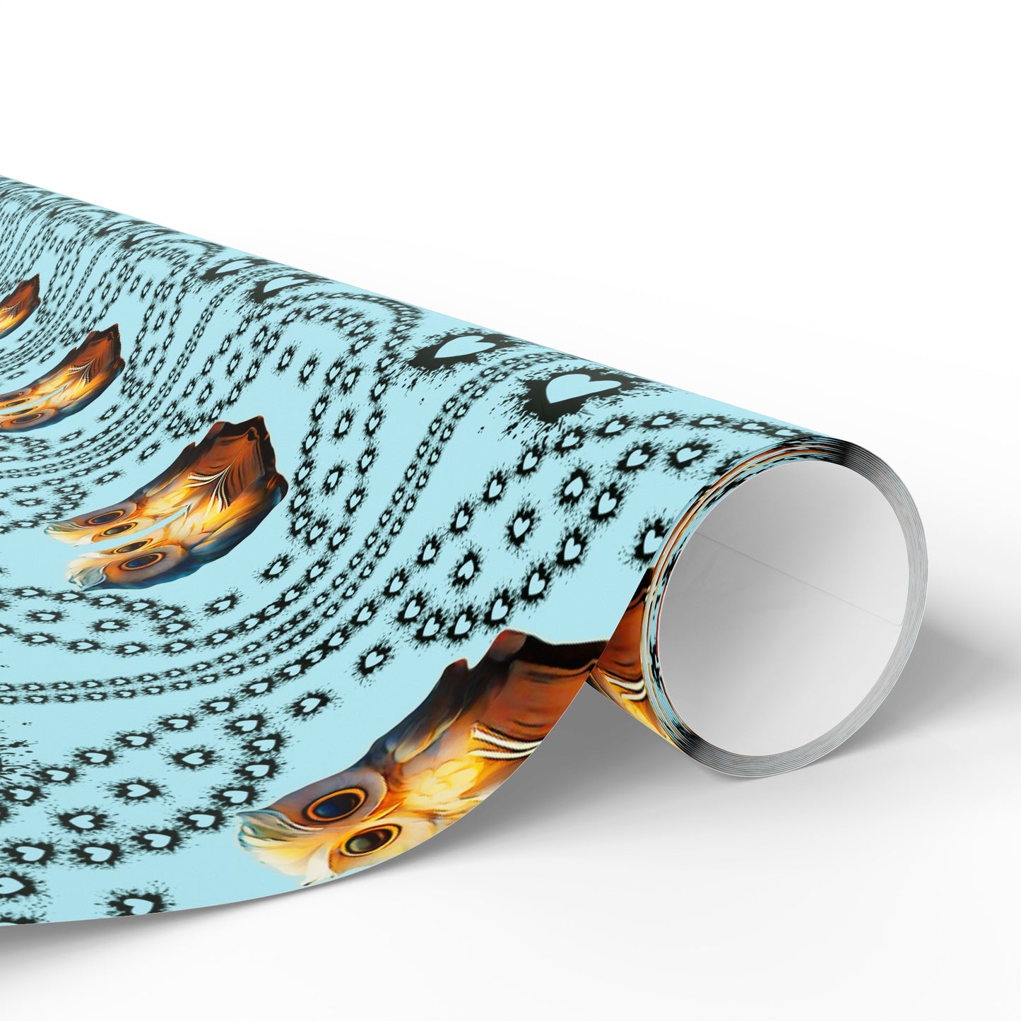 Owl-Inspired Elegance: Custom Wrapping Paper of Wisdom and Beauty (Owl02)