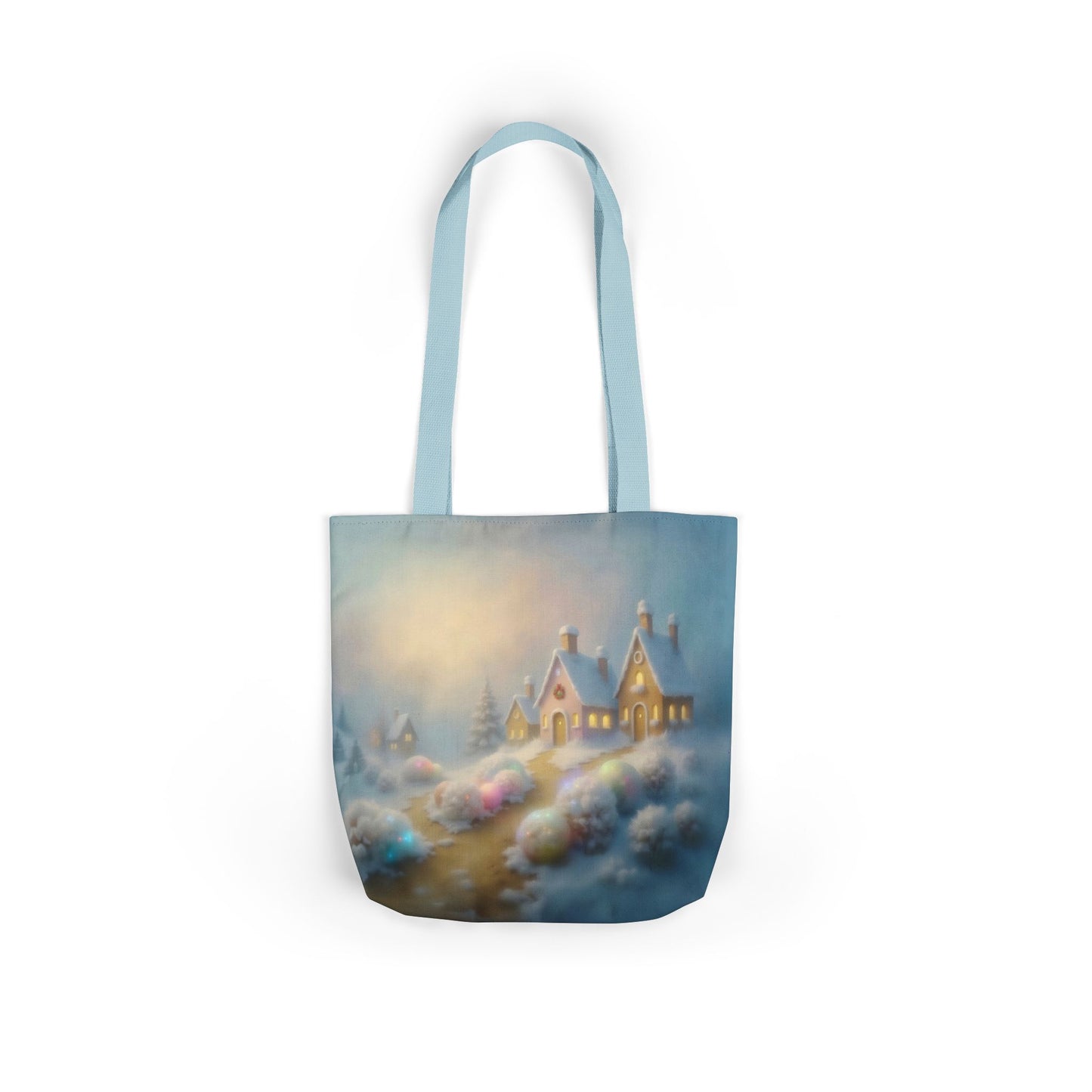 TB16 - Canvas Tote Bag - Snowy Welcome
