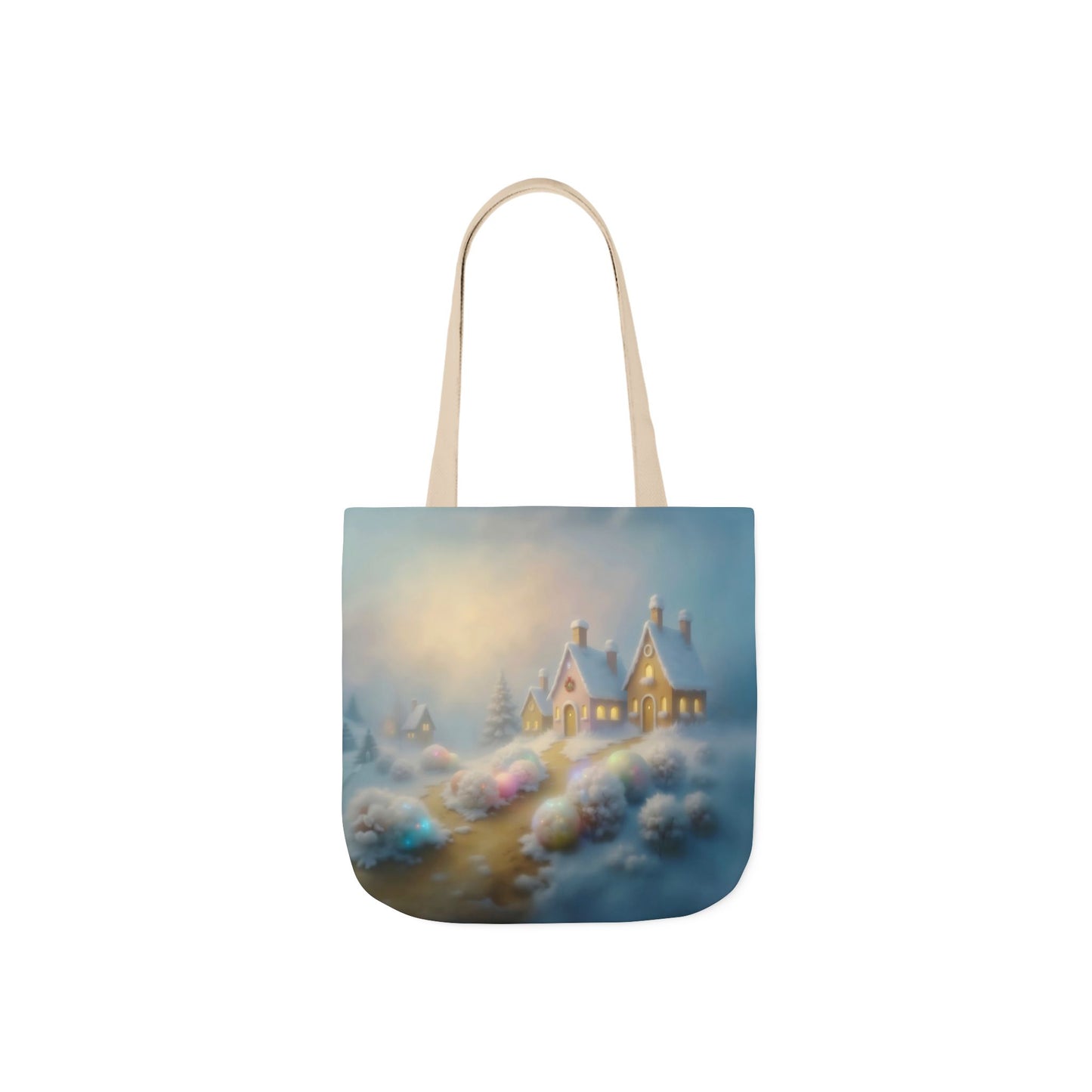 TB16 - Canvas Tote Bag - Snowy Welcome