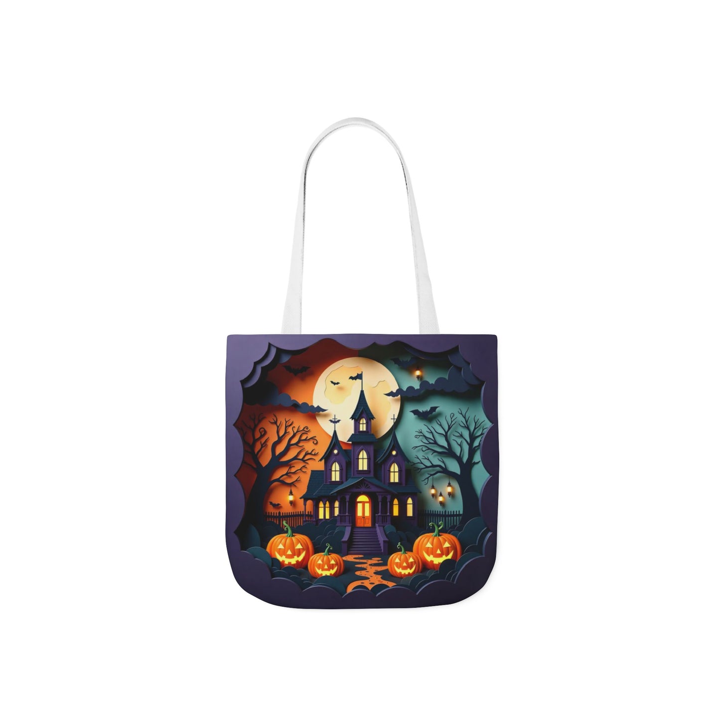 TB10 - Canvas Tote Bag - Spooky Welcome