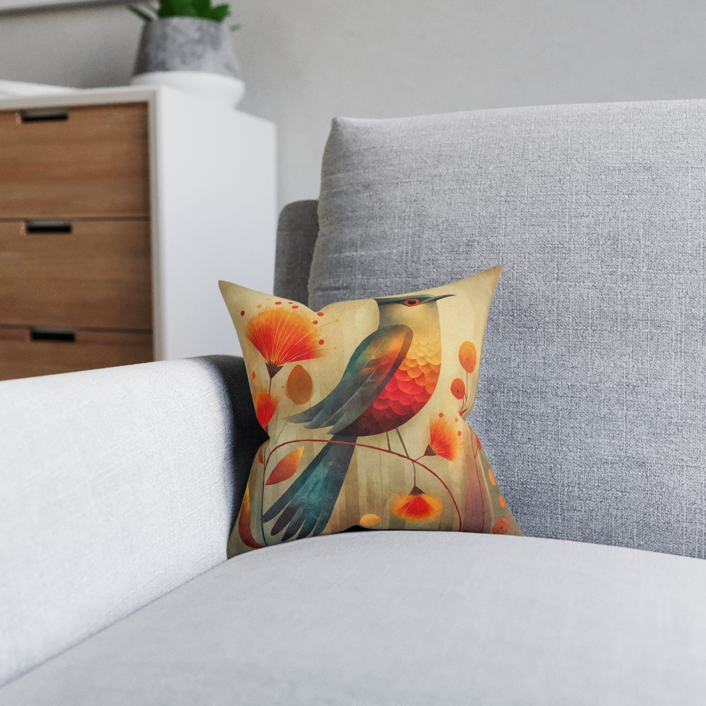 SP02 Square Pillow - Sunfire Melody