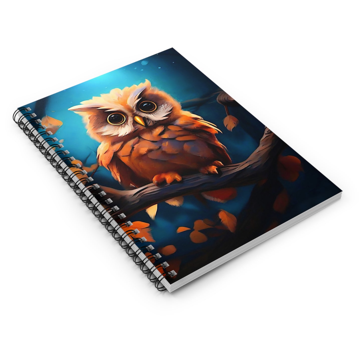 Wise Owl Delight: Your Perfect 118-Page Ruled Spiral Notebook for Lists, Notes, and Poems. (Owl06)