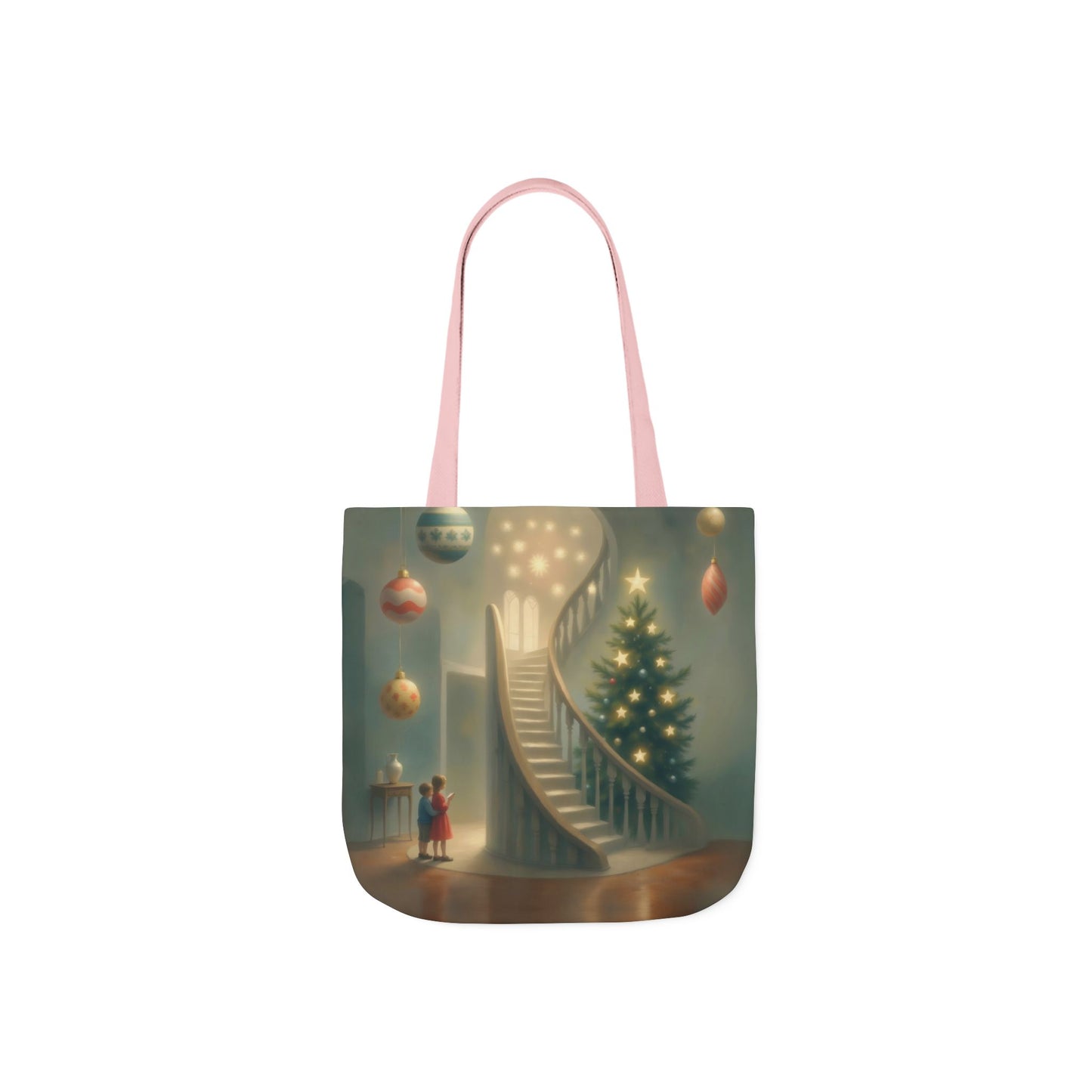 TB13 - Canvas Tote Bag - Starry Staircase