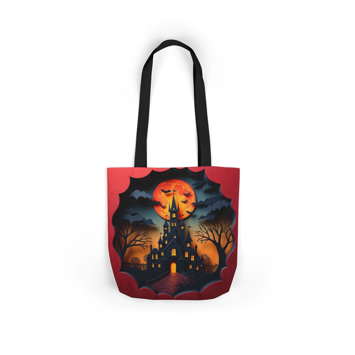 TB05 - Canvas Tote Bag - Skeleton Waltz