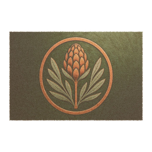 DM01 - Doormat - Banksia Roundel