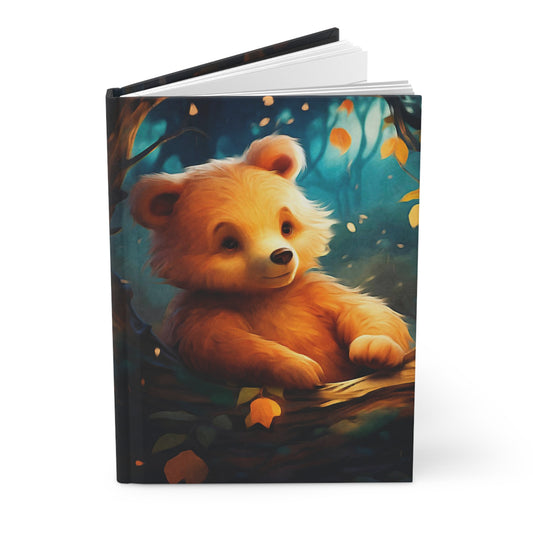 Bear Hug Journal: Your daily path to cozy thoughts. Bear05 Motif - Hardcover Journal Matte