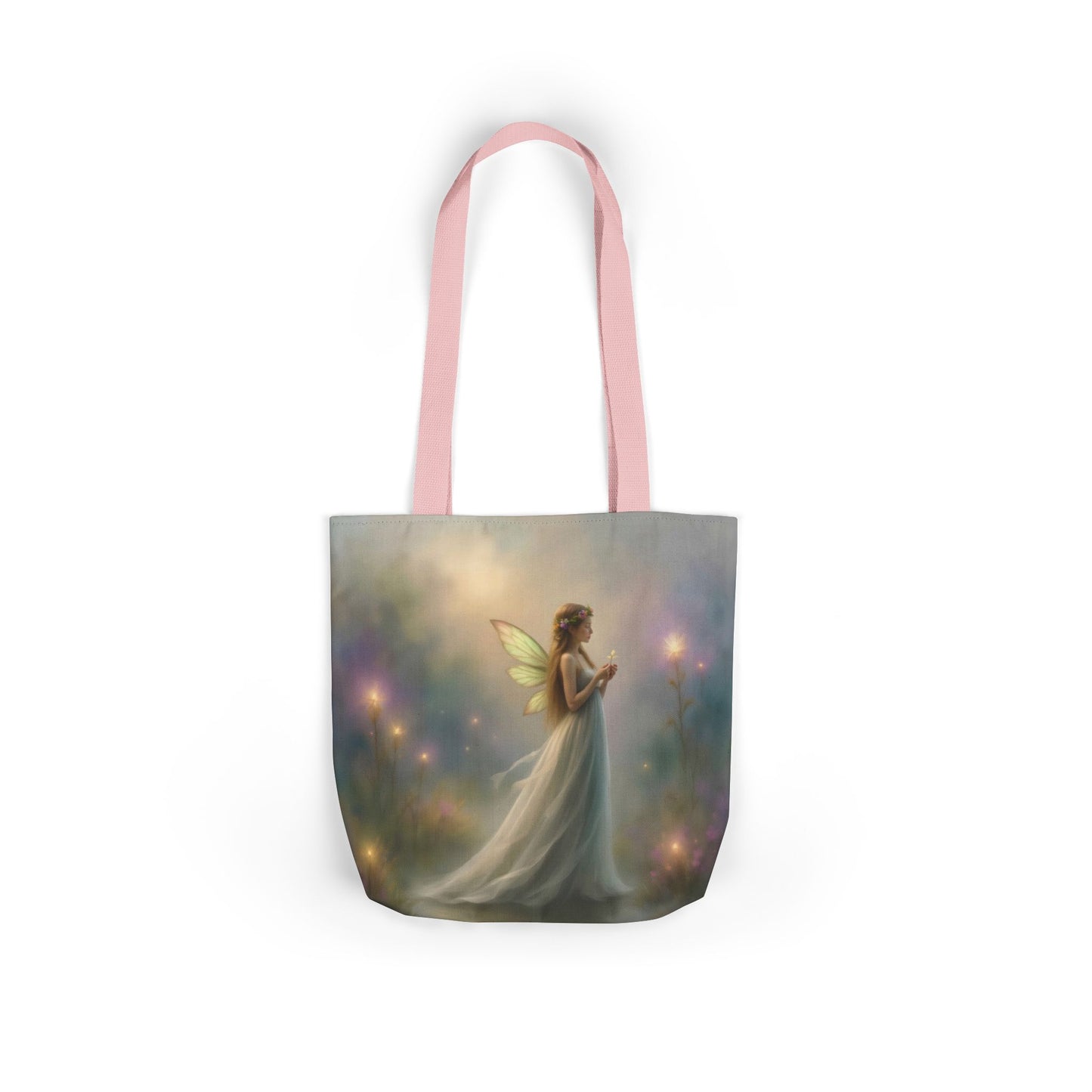 TB14 - Canvas Tote Bag - Starry Staircase
