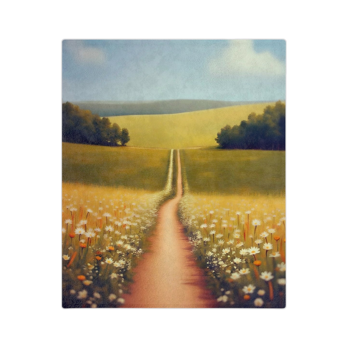 VB05 Velveteen Blanket - Meadow Path