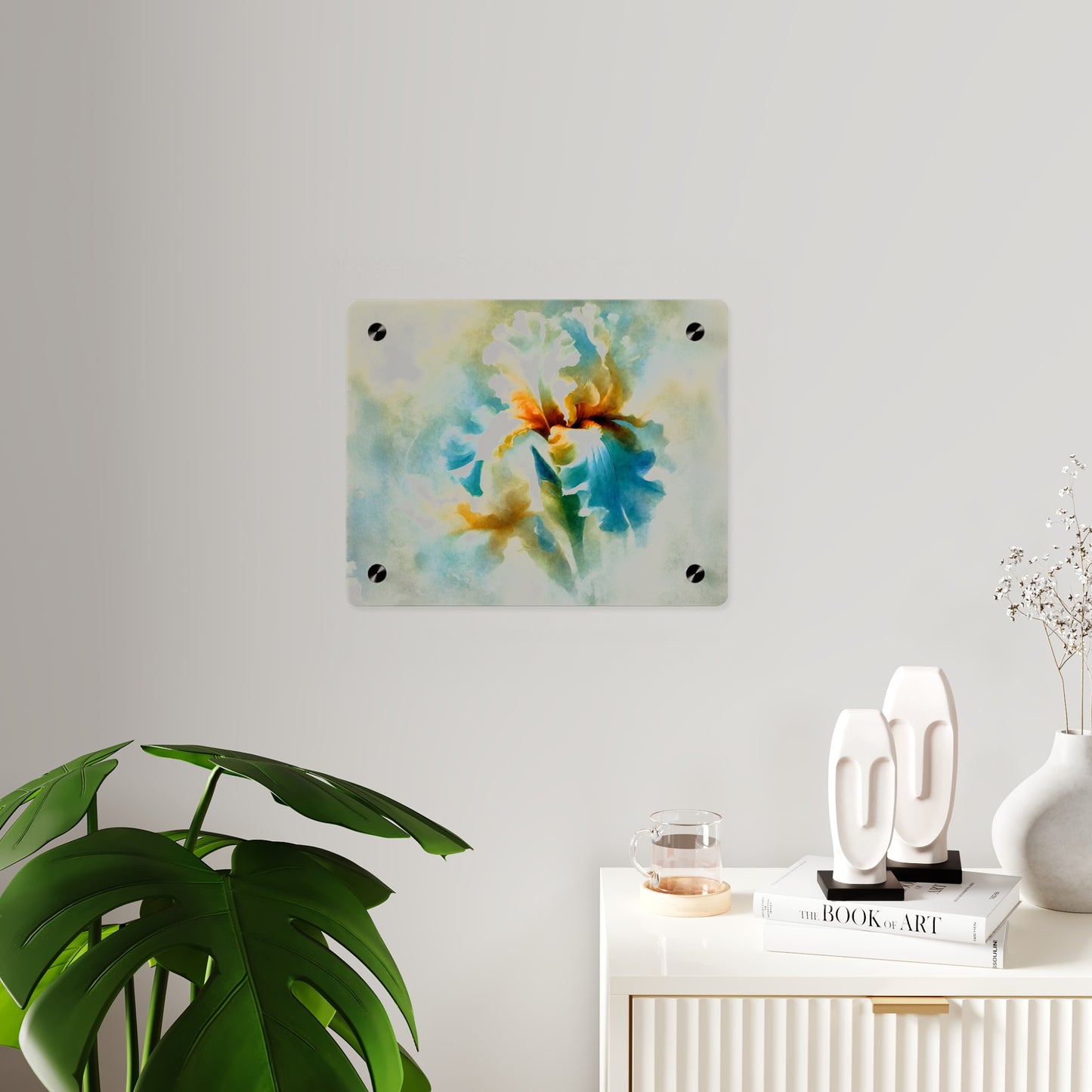 AP06 Acrylic Wall Art Panel - Whispering Iris