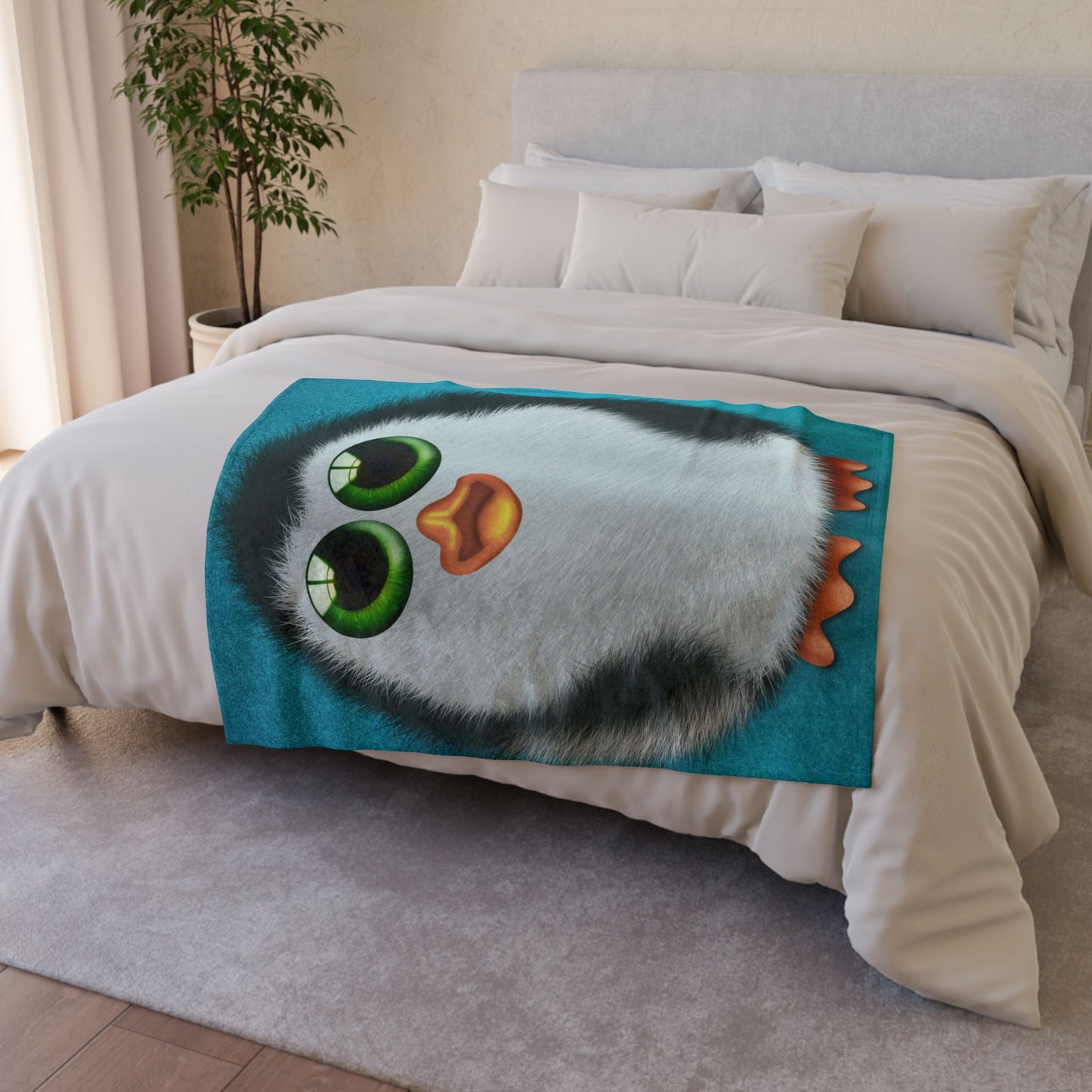 Soft Polyester Blanket - Bright Eyes