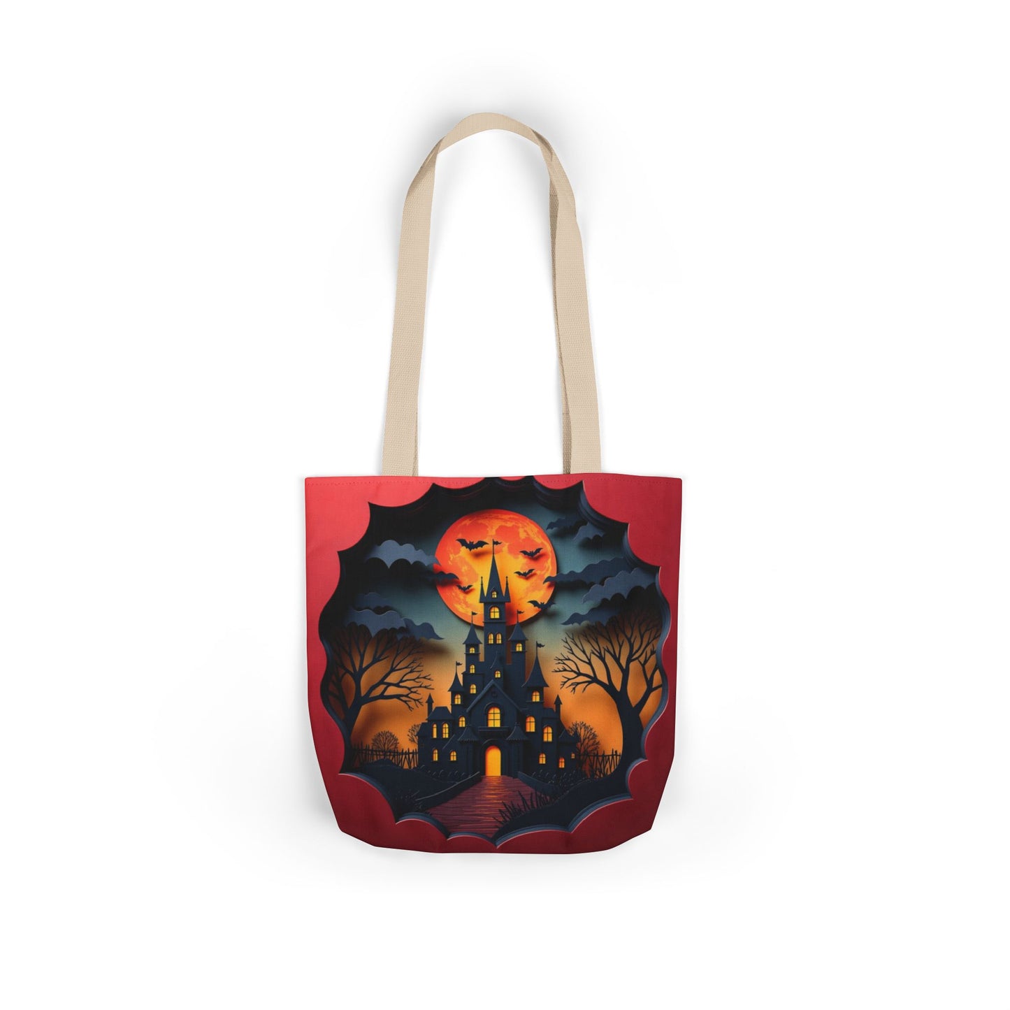 TB05 - Canvas Tote Bag - Skeleton Waltz