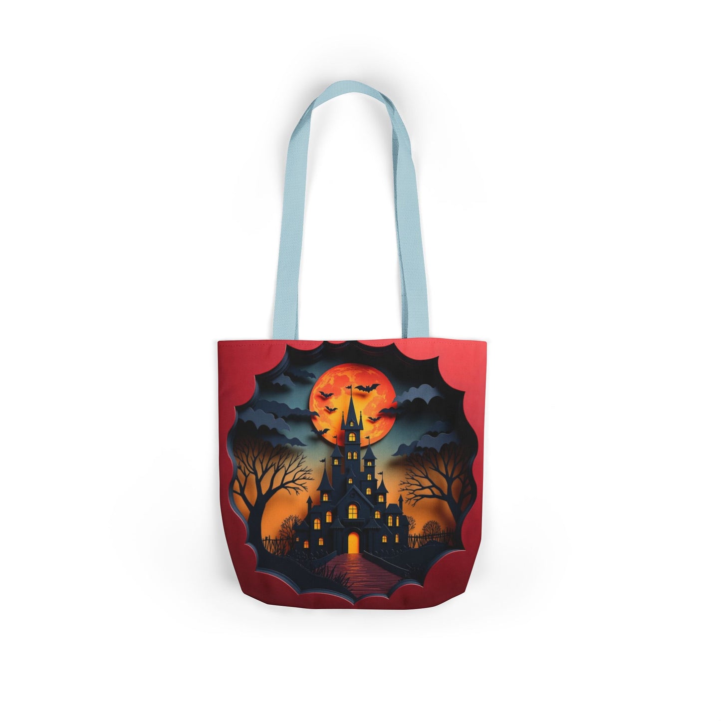TB05 - Canvas Tote Bag - Skeleton Waltz